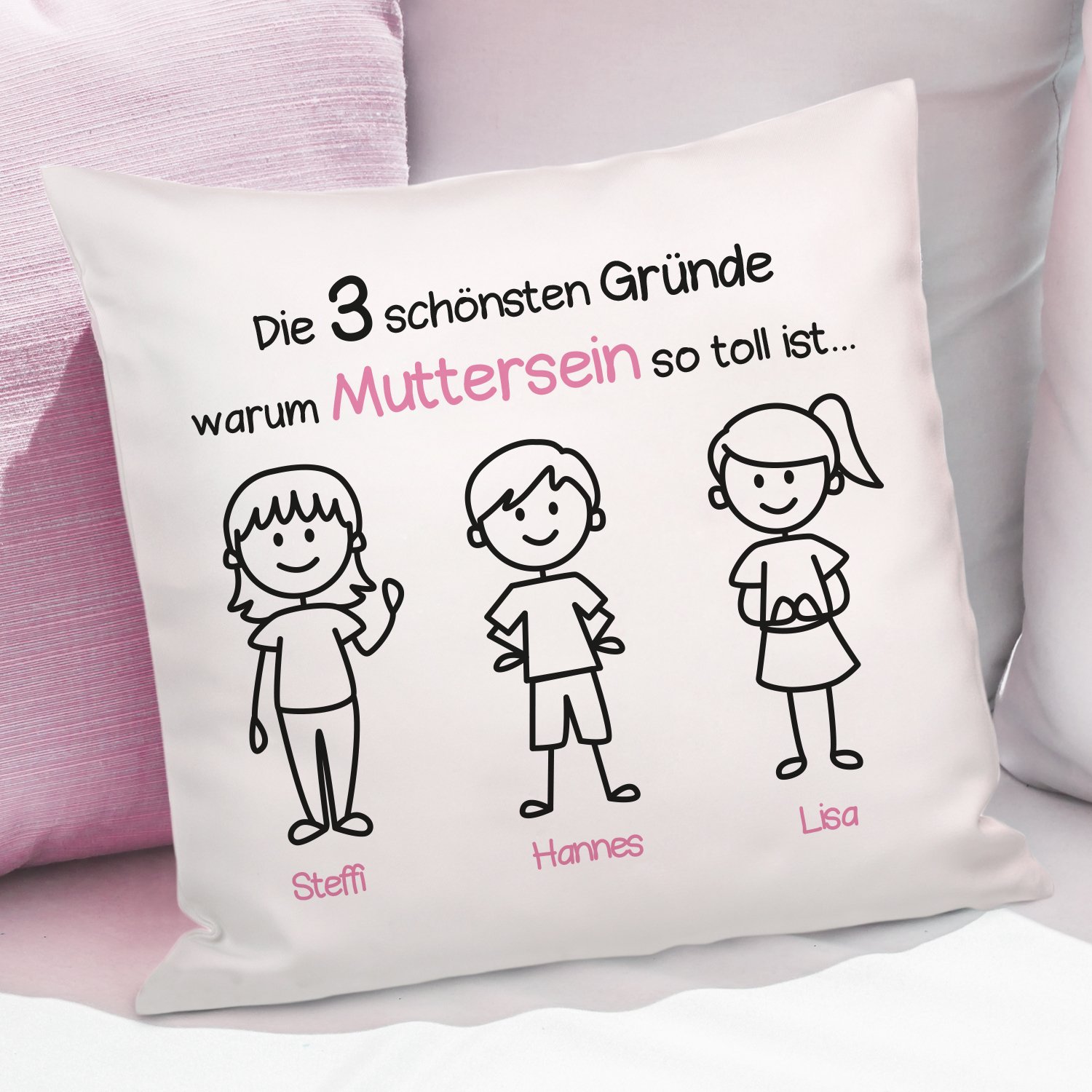 Kissen - Schönste Gründe zum Muttersein