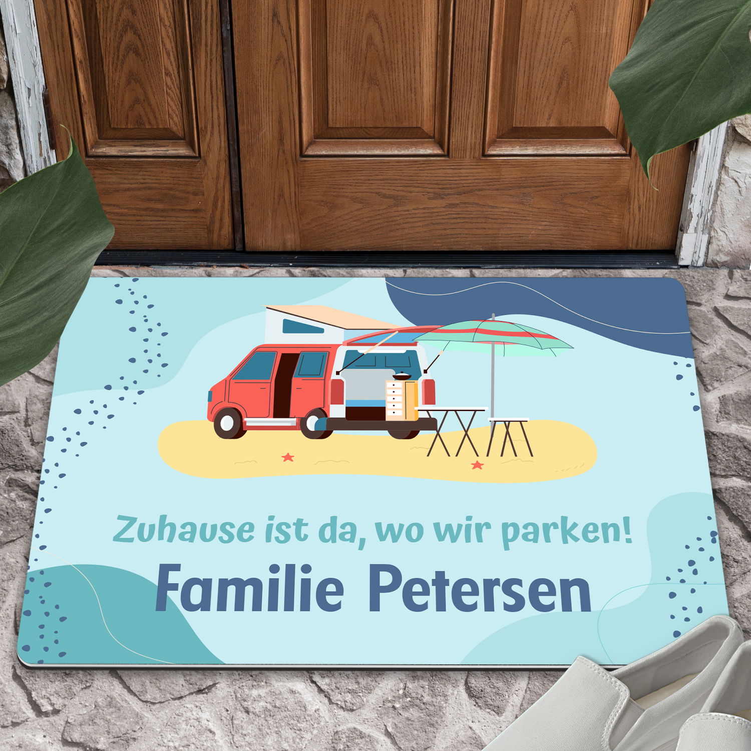 Fußmatte - Zuhause ist da, wo wir parken