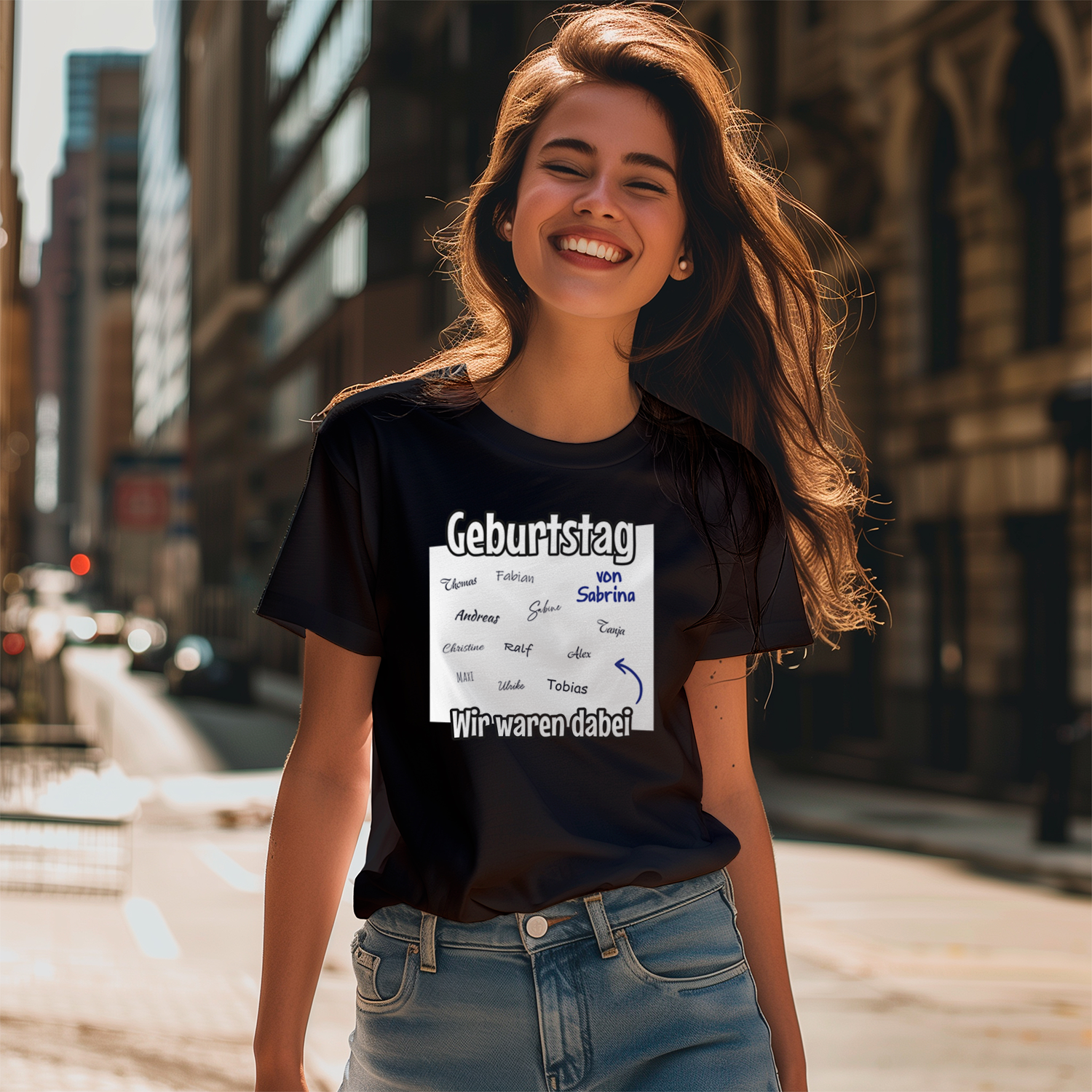 Personalisierbares Geburtstags-Shirt