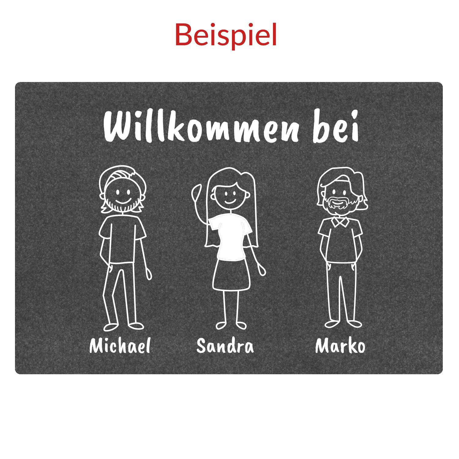Comic Fußmatte
