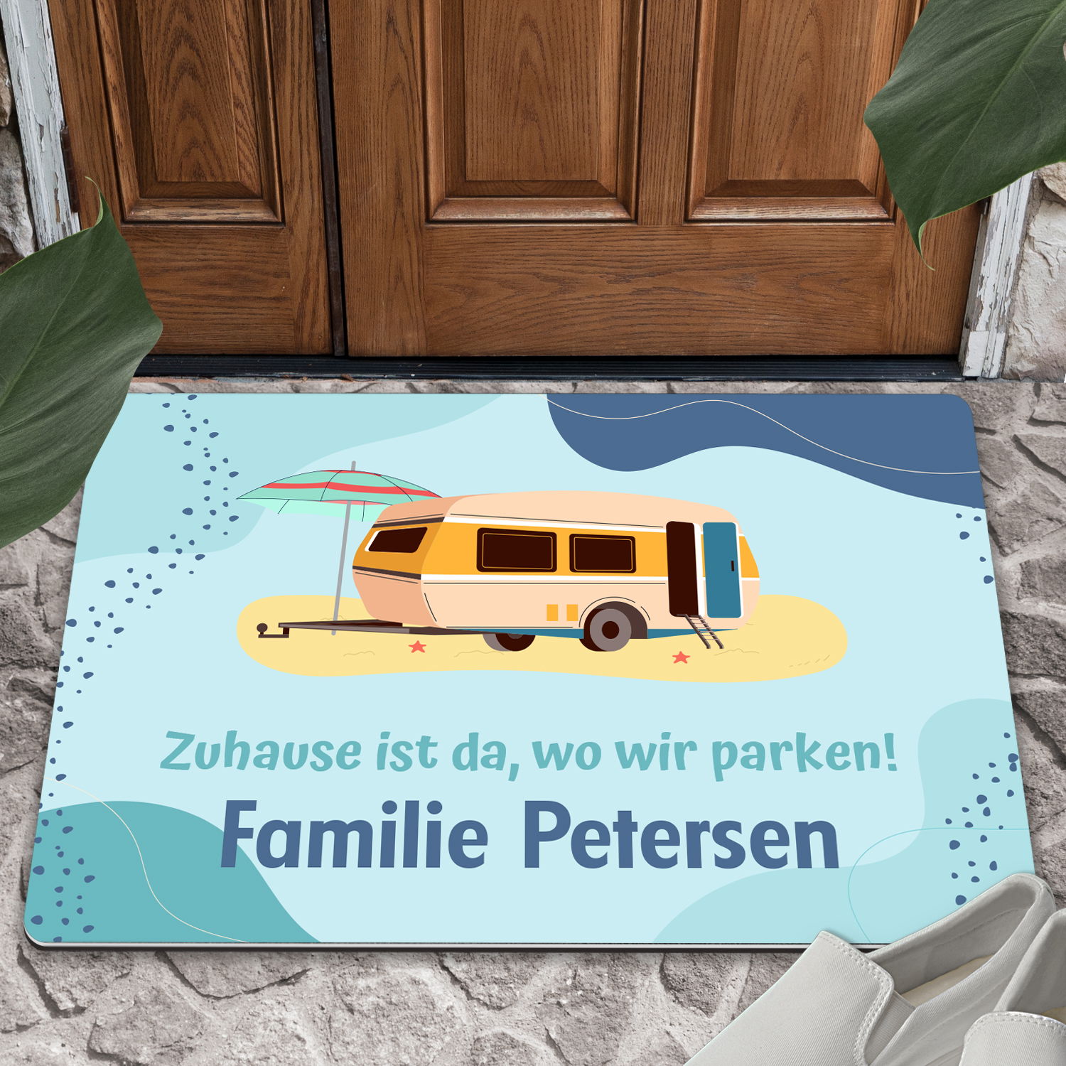 Fußmatte - Zuhause ist da, wo wir parken