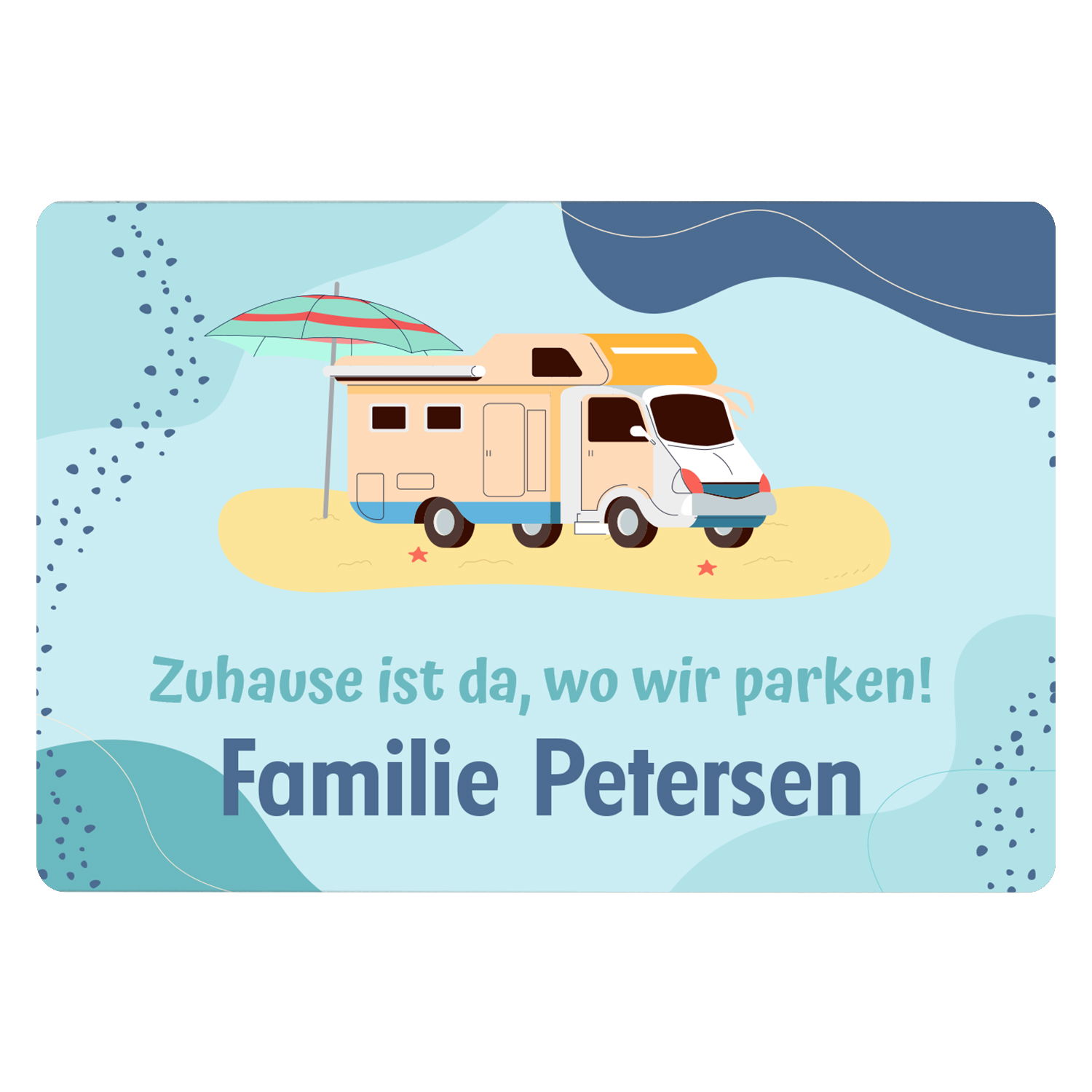 Fußmatte - Zuhause ist da, wo wir parken