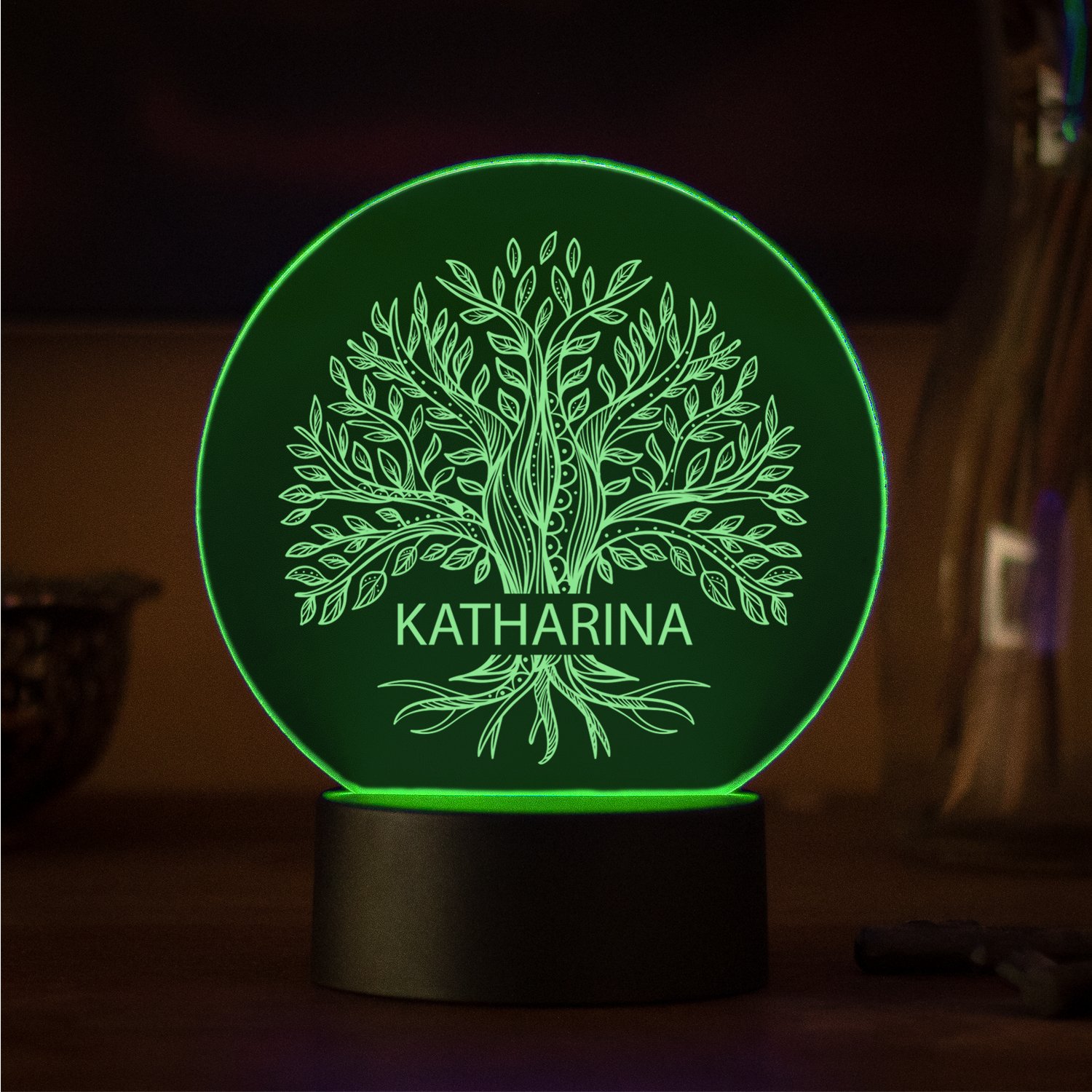 LED-Leuchte - Lebensbaum mit Personalisierung