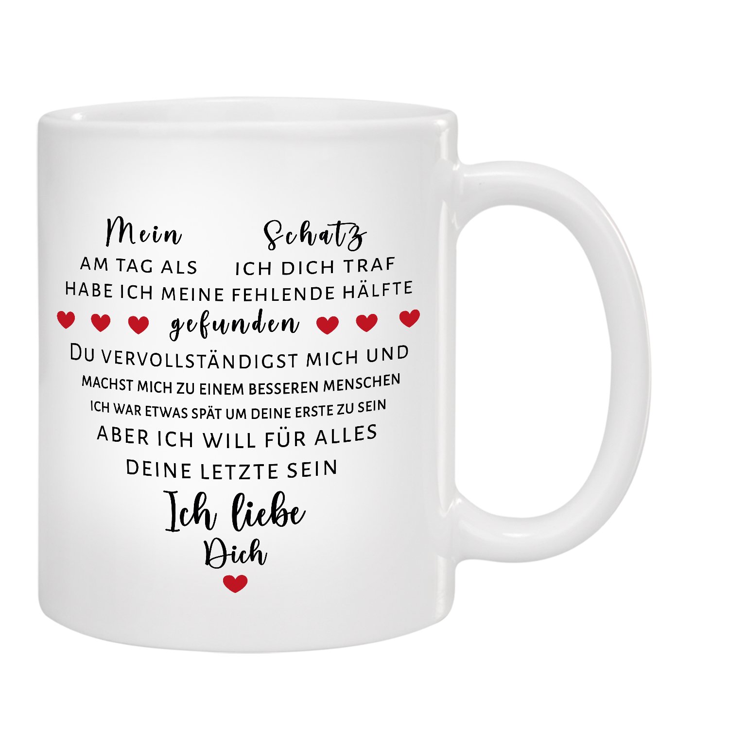 Tasse - Liebeserklärung mit Herz
