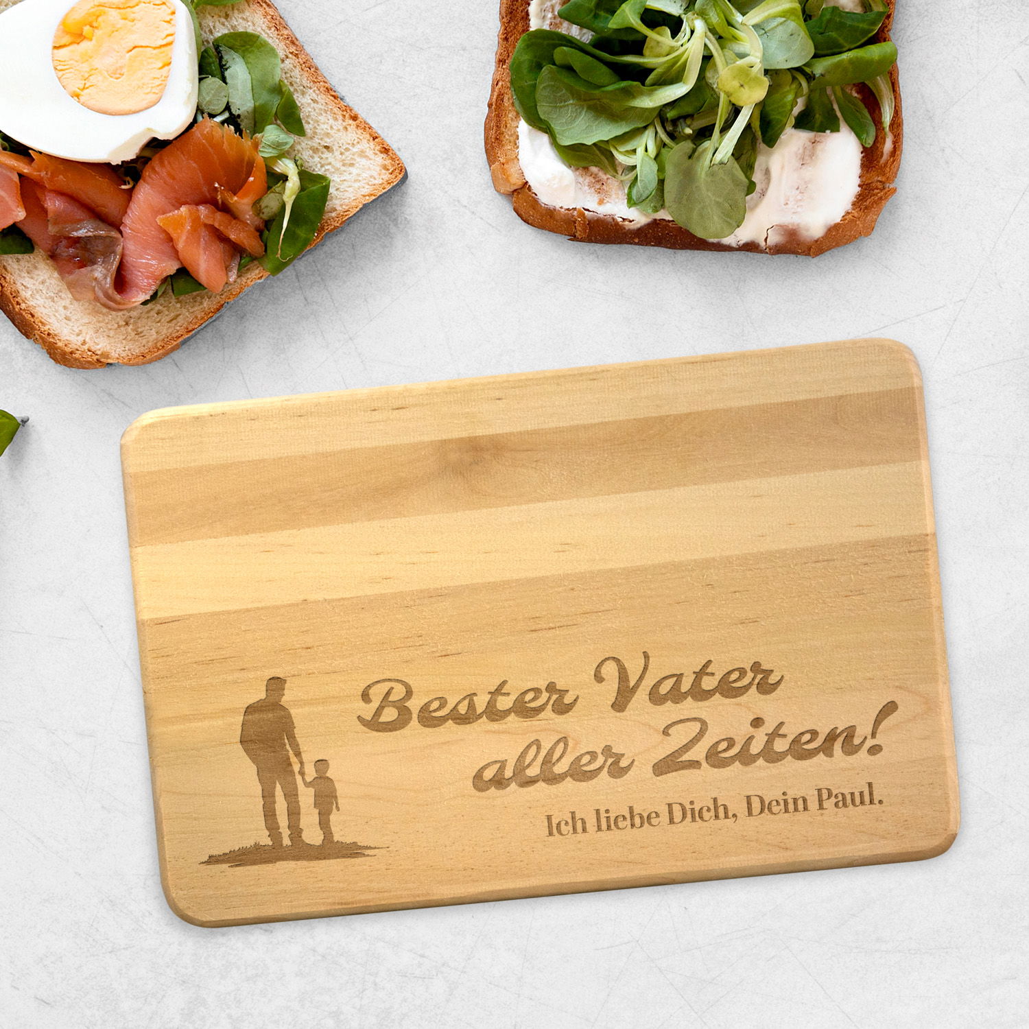 Frühstücksbrett - Bester Vater aller Zeiten
