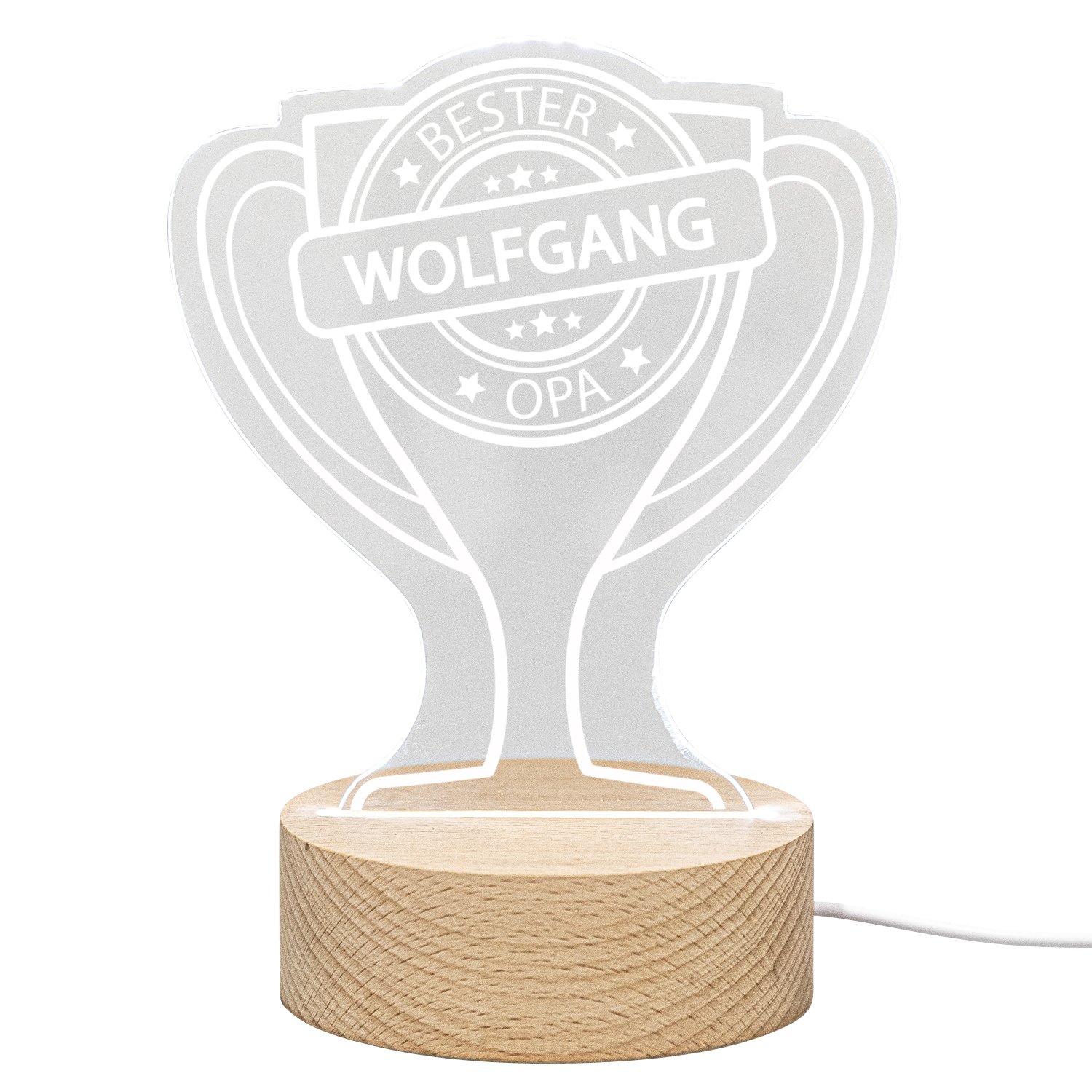 LED-Pokal für den Besten...