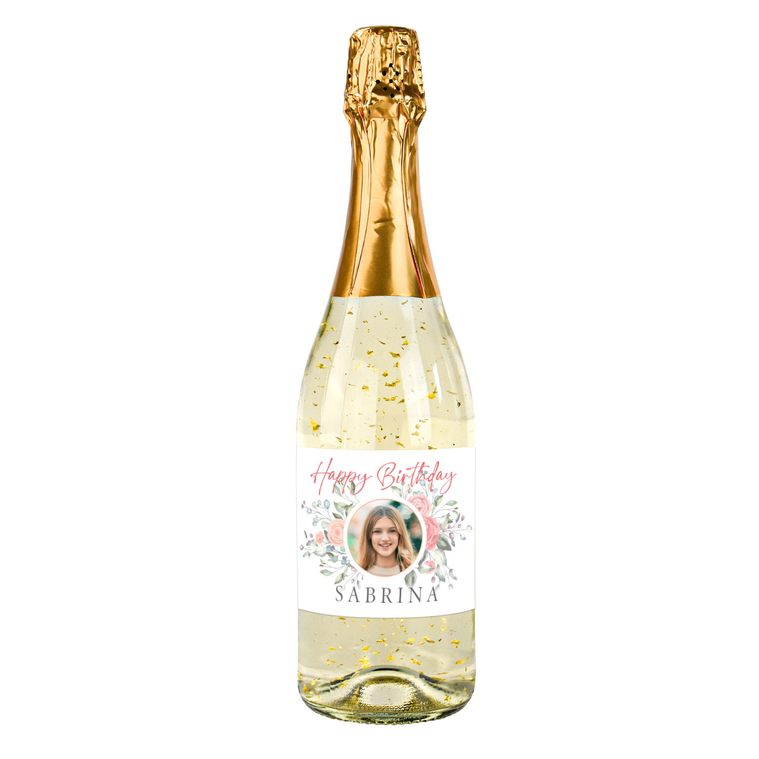 Goldener Sekt zum Geburtstag - mit Personalisierung Goldener Sekt zum Geburtstag - mit Personalisierung