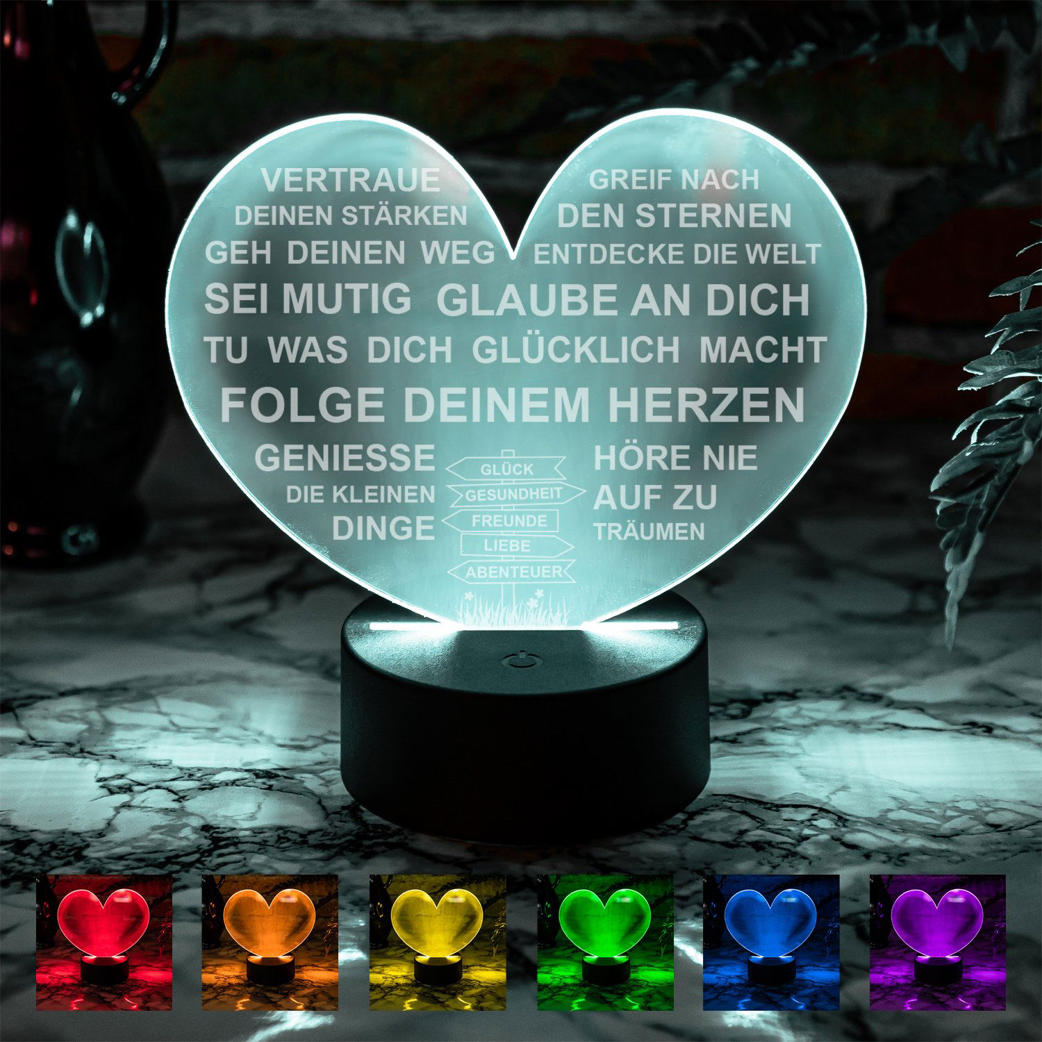 LED-Leuchte - Wegweiser des Lebens