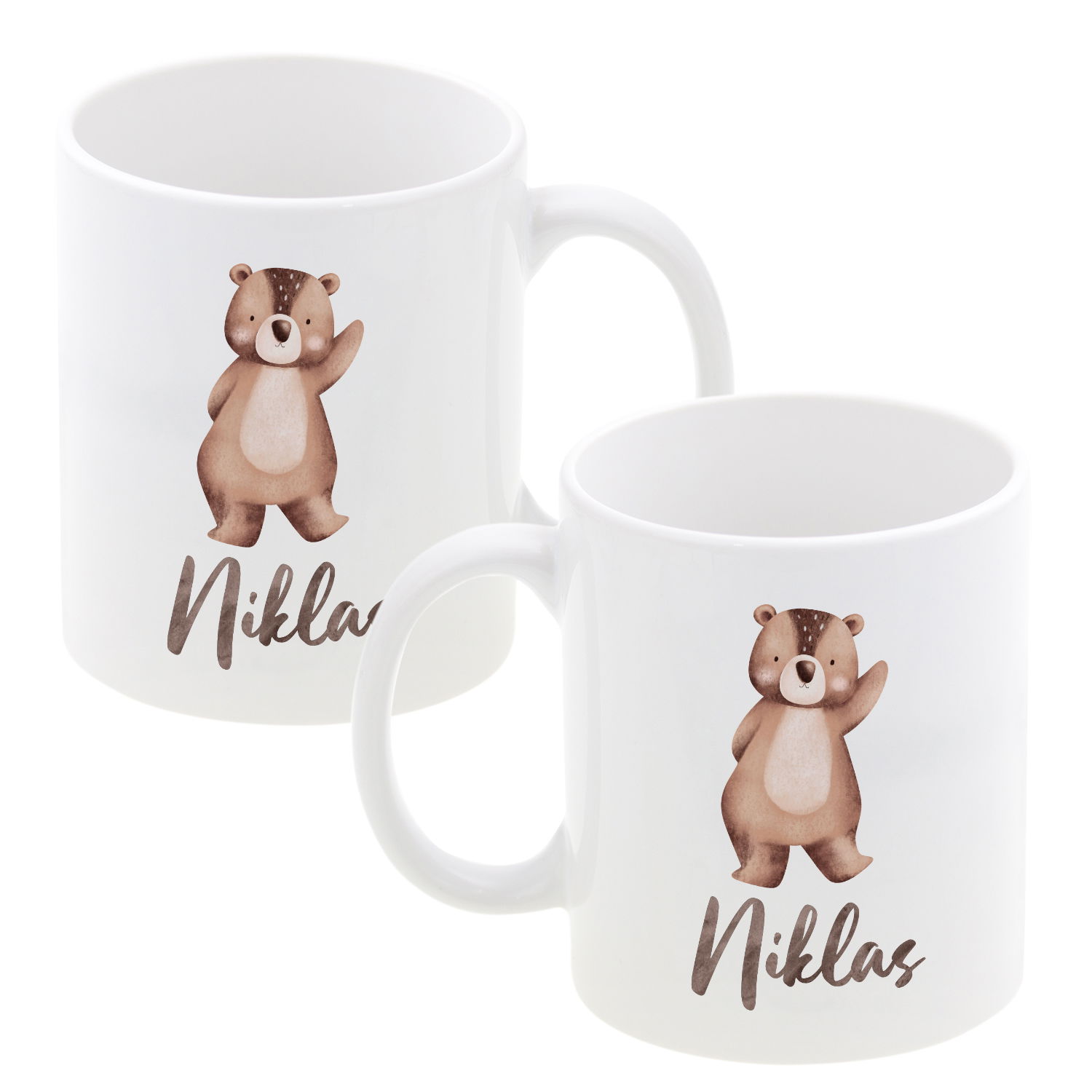 Tasse - Waldtiere mit Personalisierung