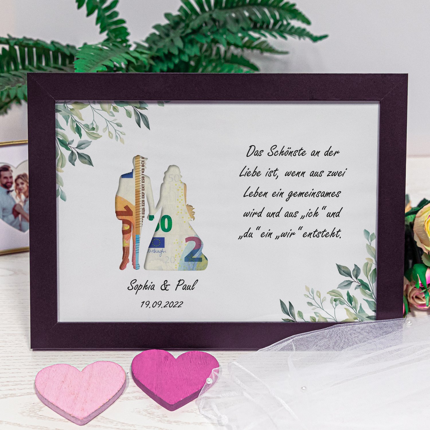 Geldgeschenk zur Hochzeit - Just Married