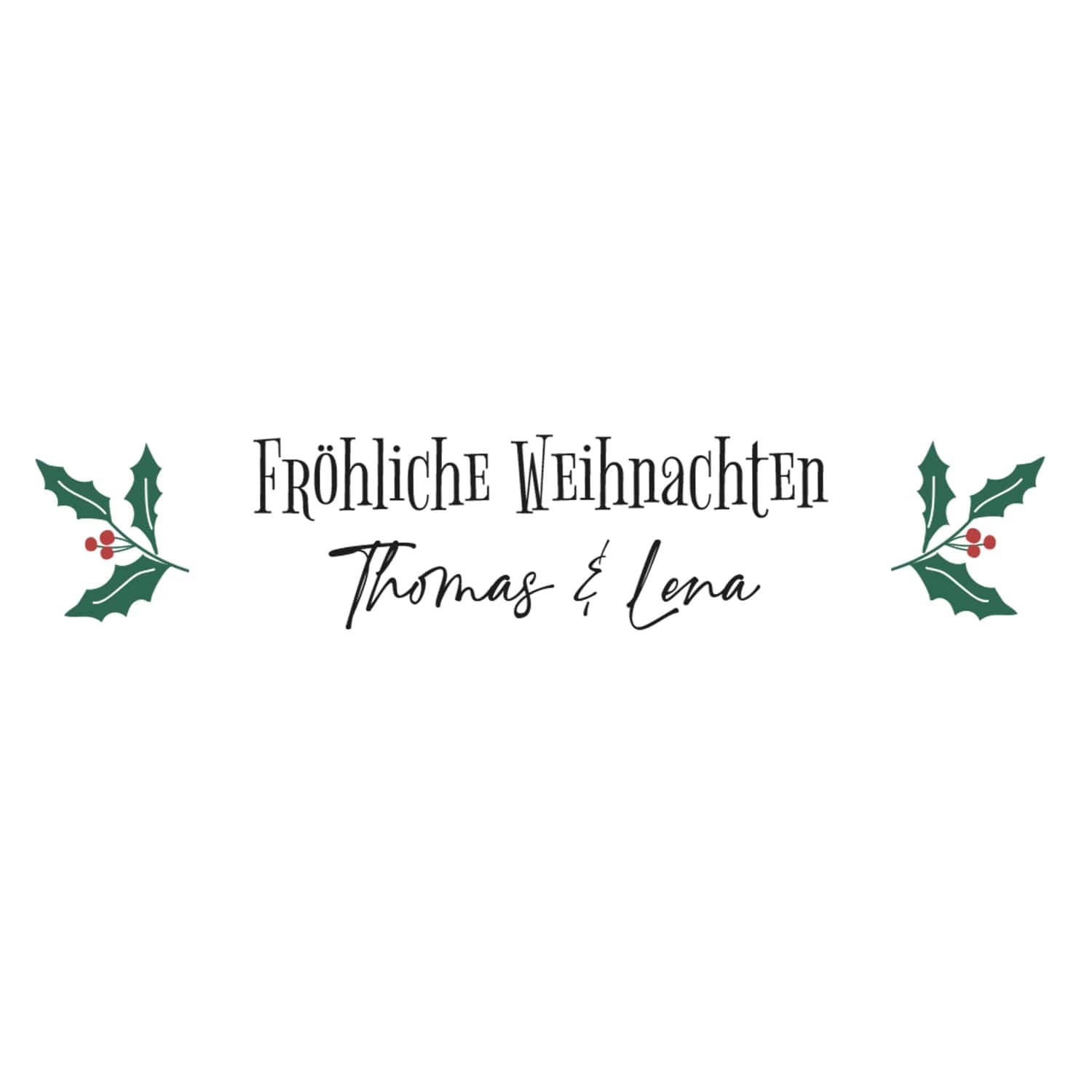 Weihnachtstruhe mit Personalisierung