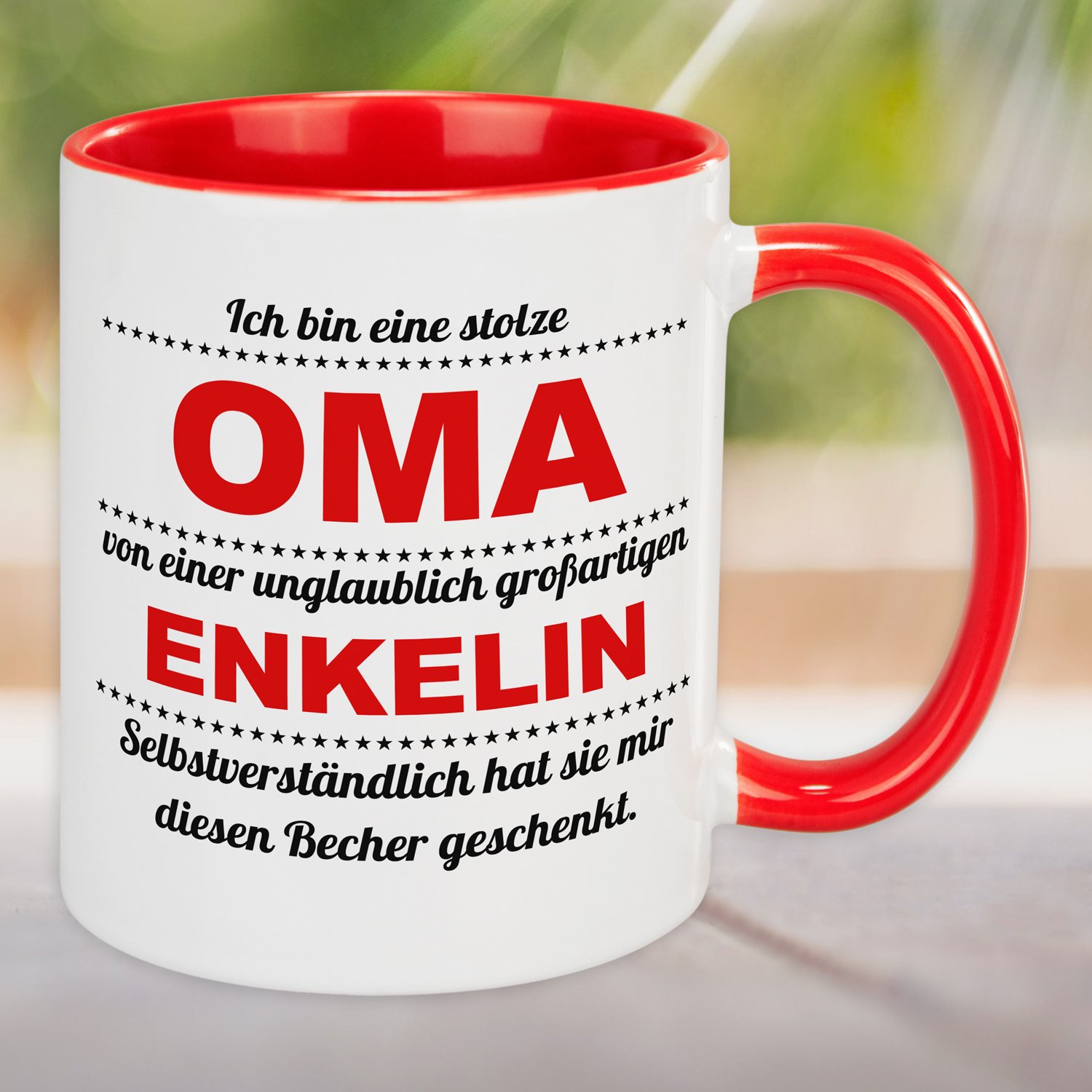 Tasse - stolzer Opa/ stolze Oma