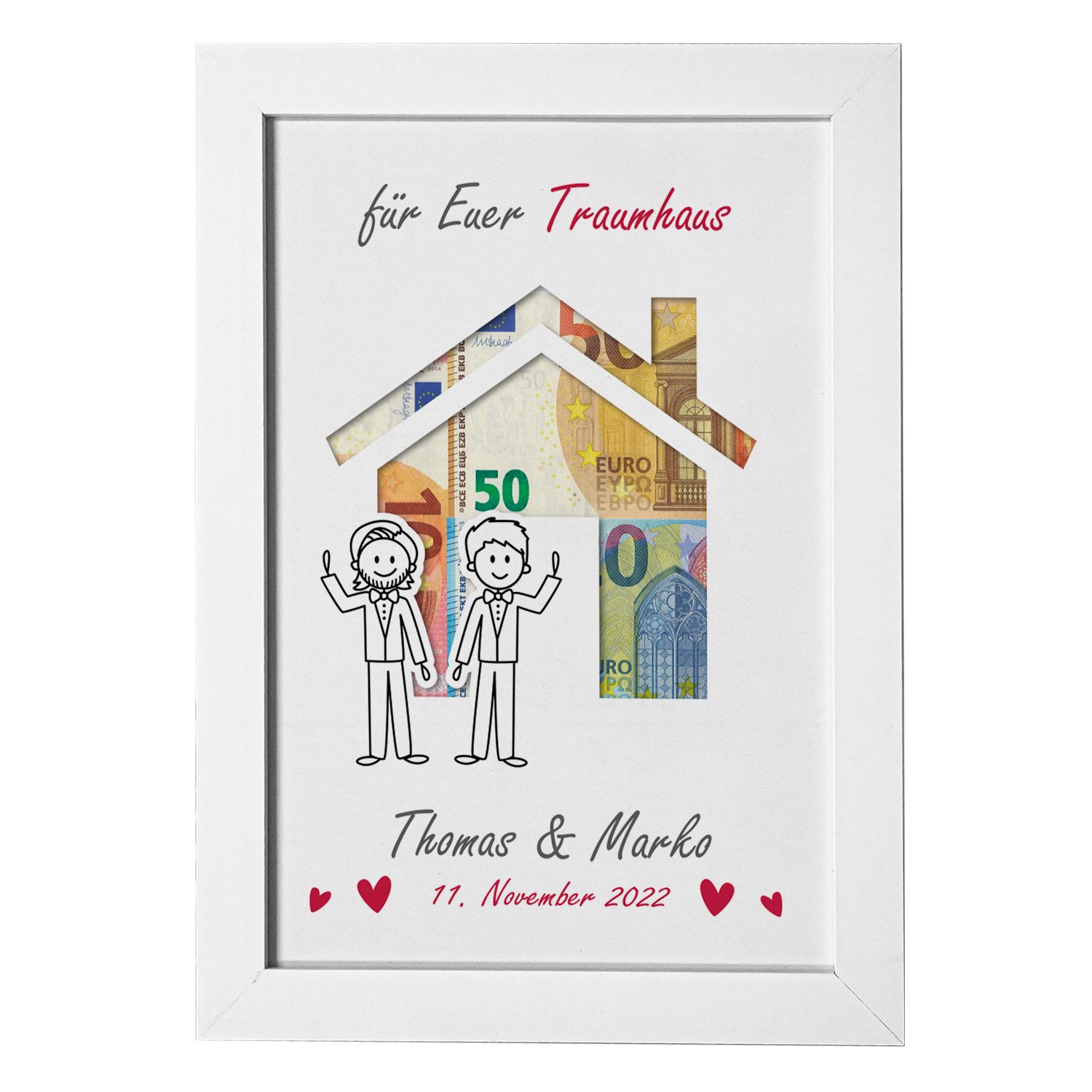 Geldgeschenk zur Hochzeit - Euer Traumhaus