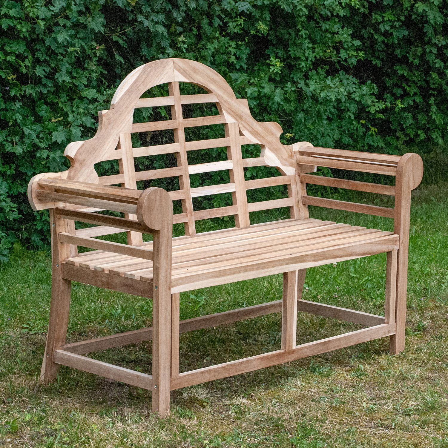Gartenbank mit Wunschtext
