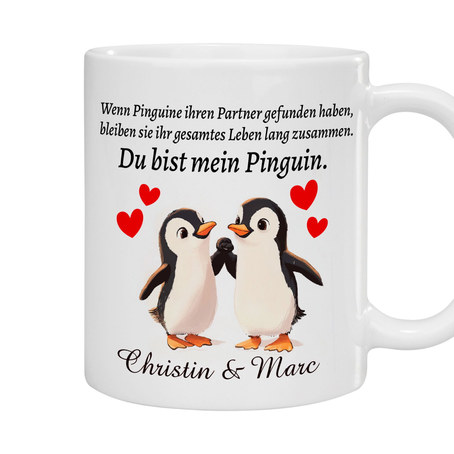 Tasse - Du bist mein Pinguin