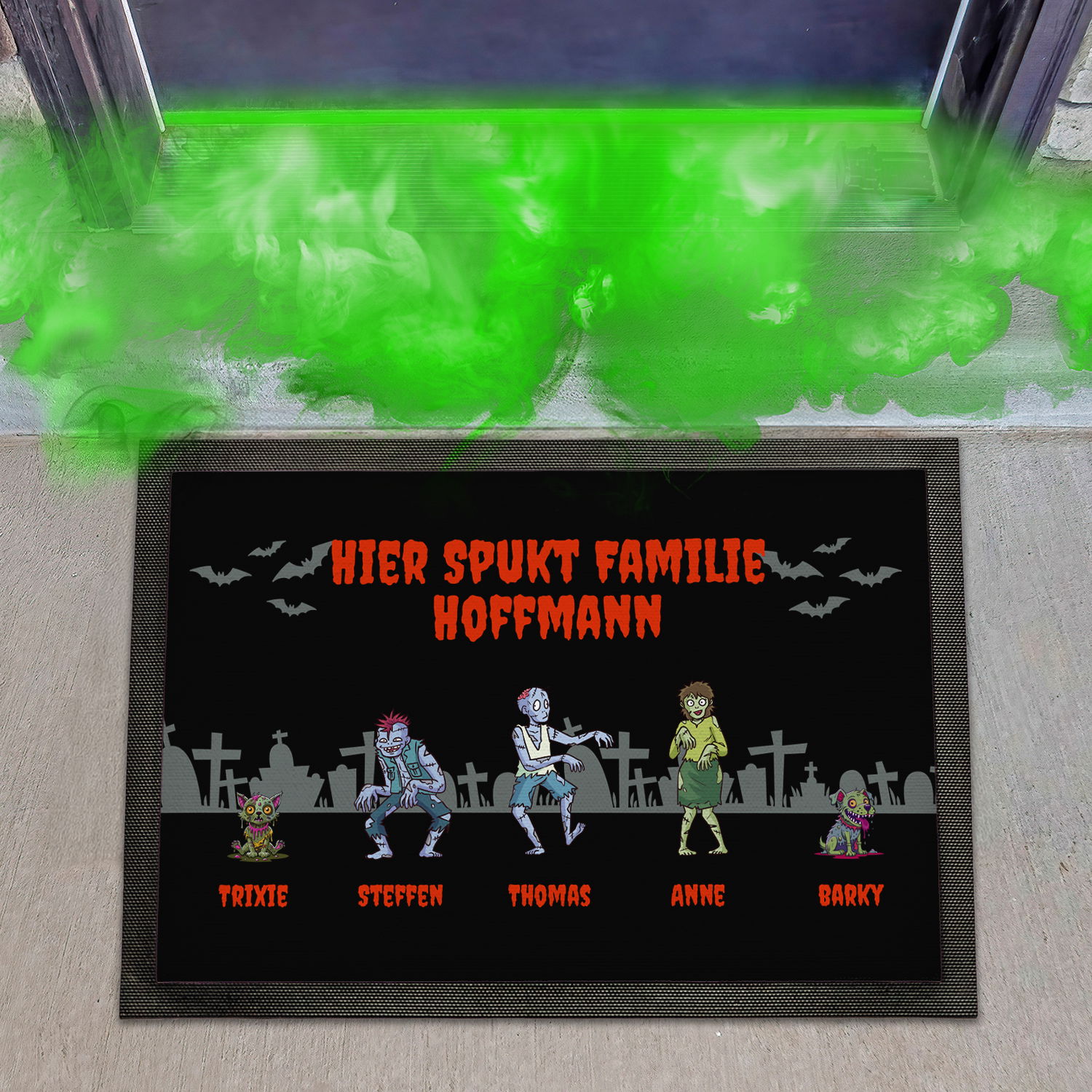 Fußmatte - Halloween Zombies