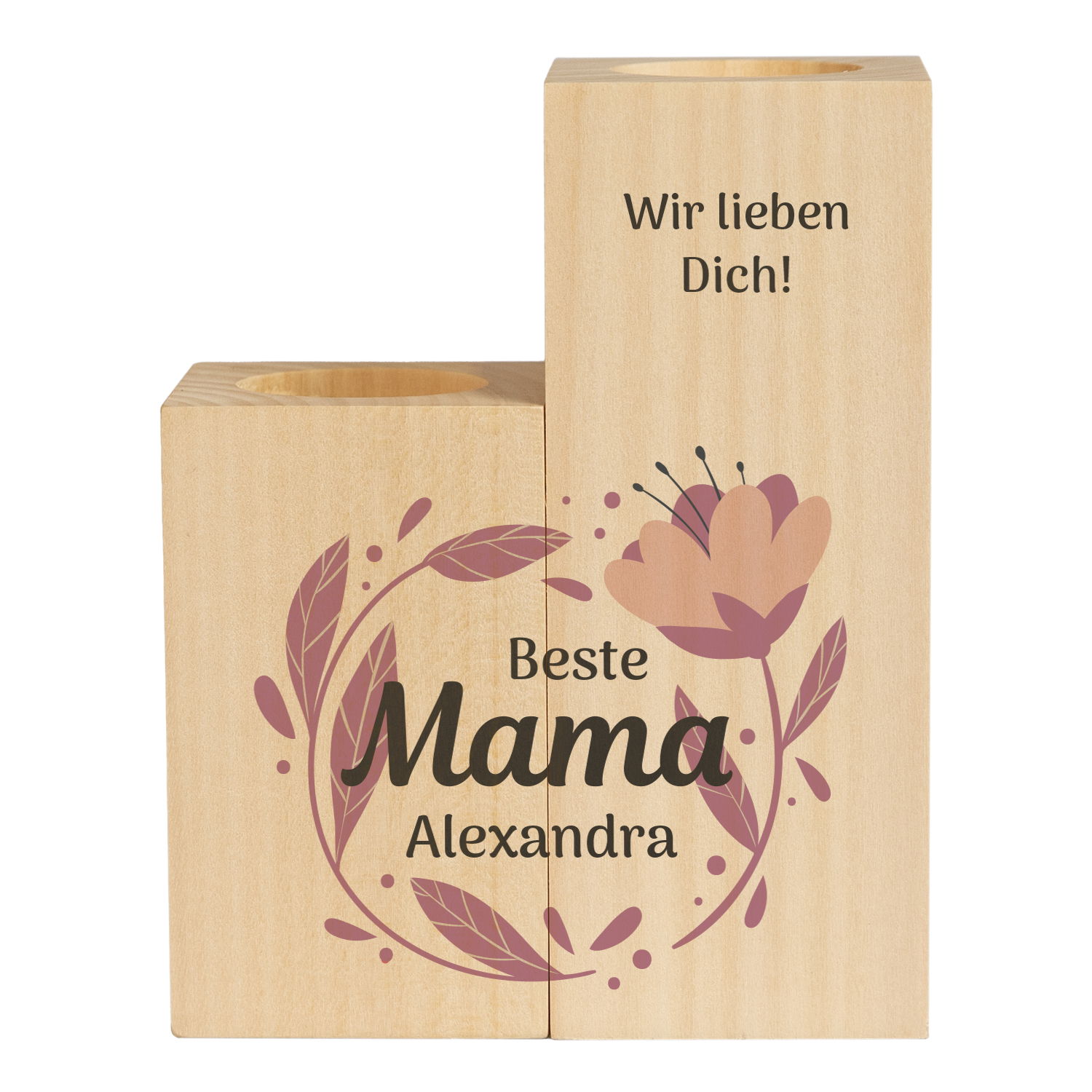 Kerzenständer Set für Mama