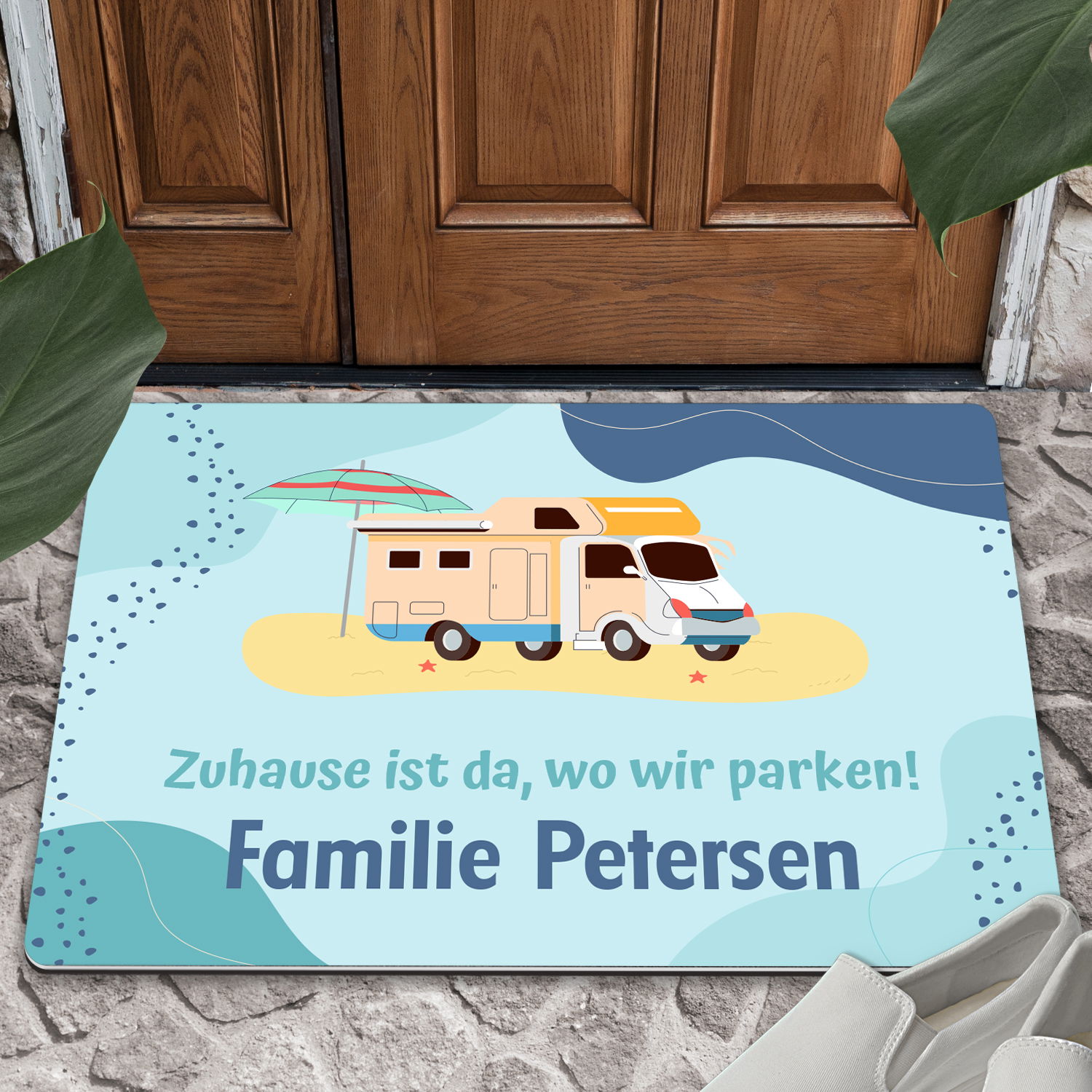 Fußmatte - Zuhause ist da, wo wir parken