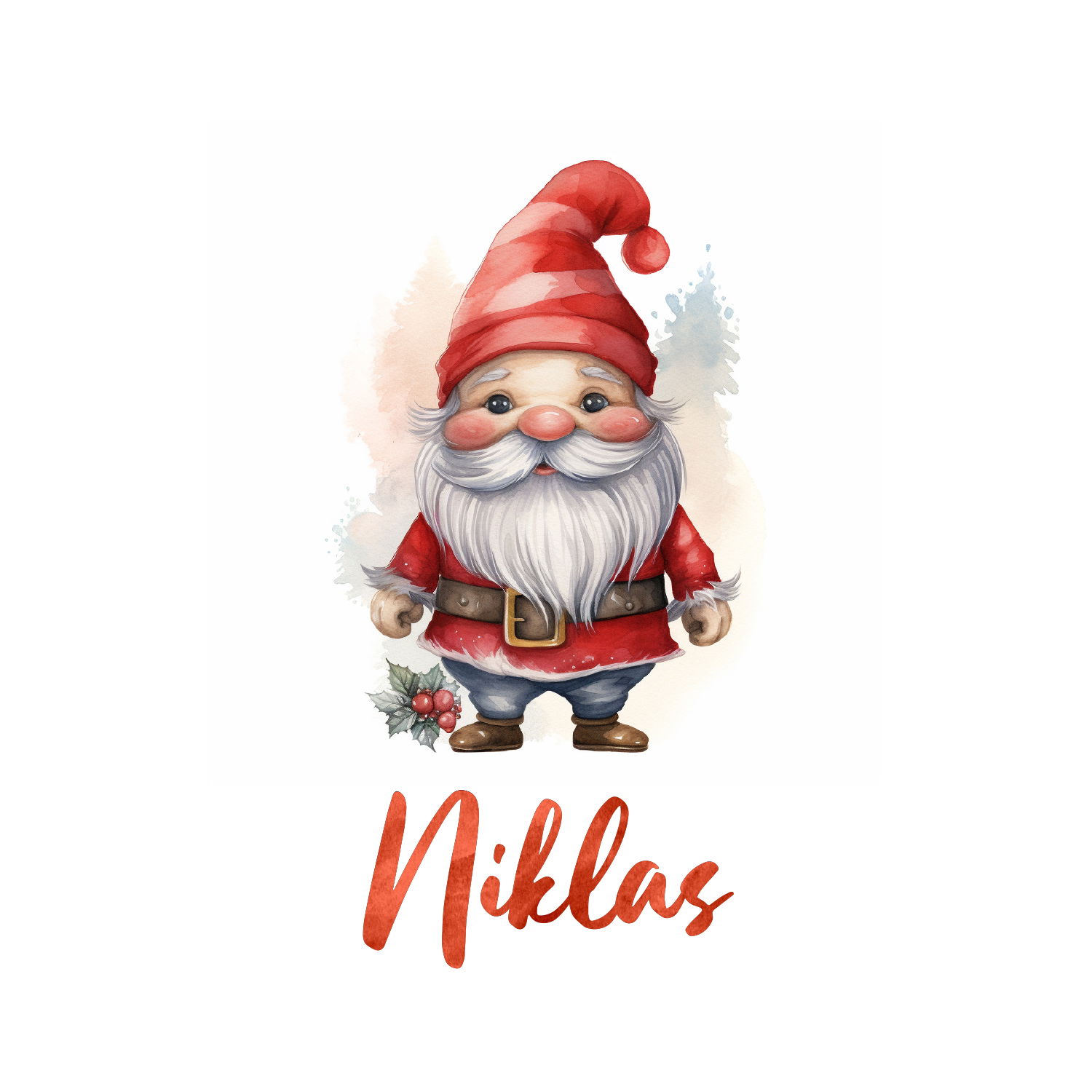 Weihnachtliches Henkelglas mit Wunschname