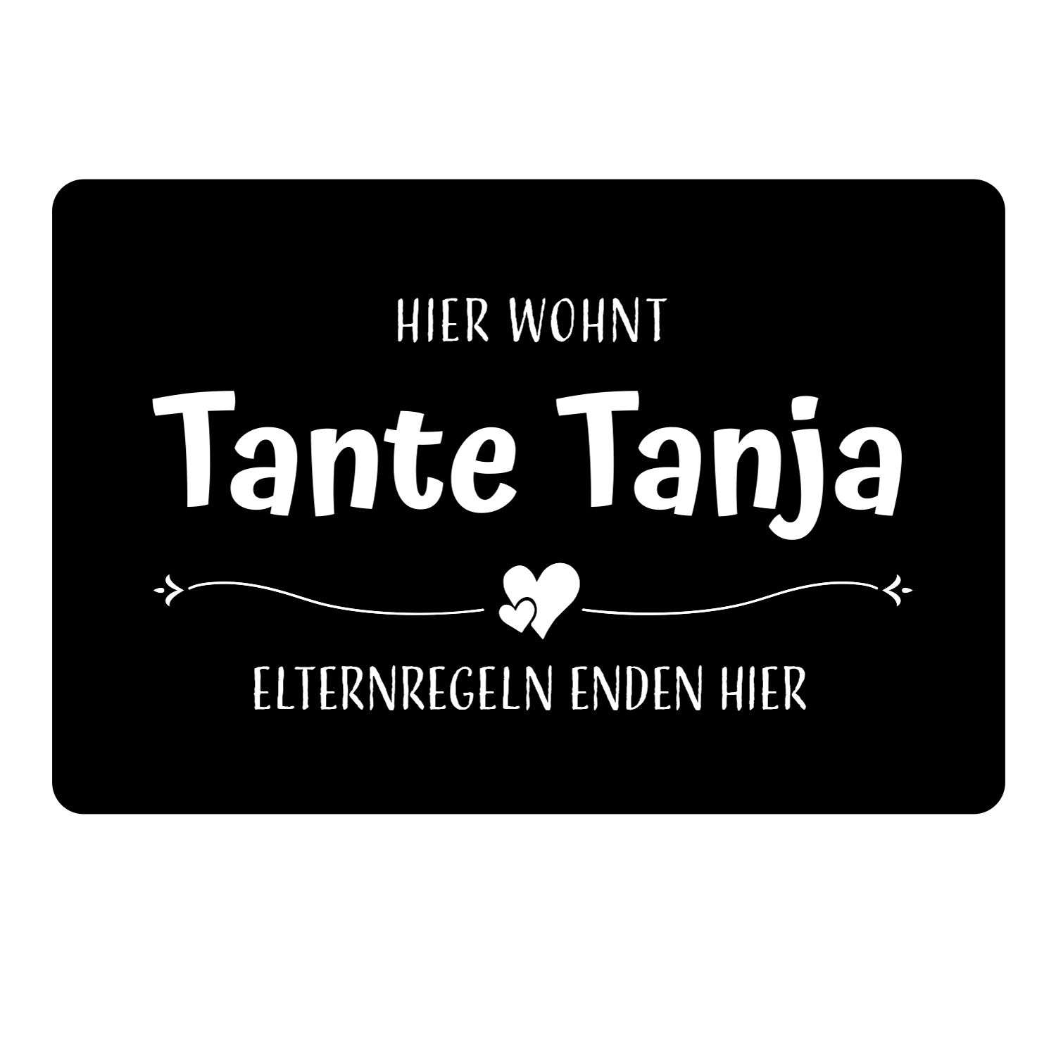 Fußmatte - Oma und Opa - Elternregeln enden hier