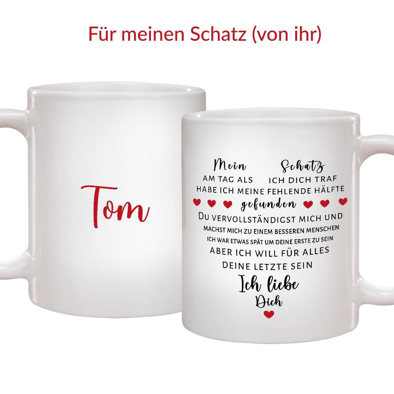 Tasse - Liebeserklärung mit Herz