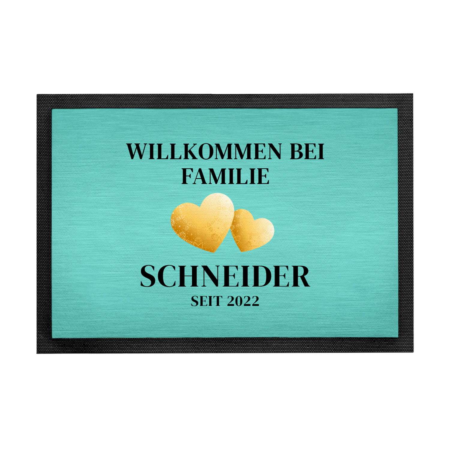 Fußmatte - Willkommen mit Personalisierung