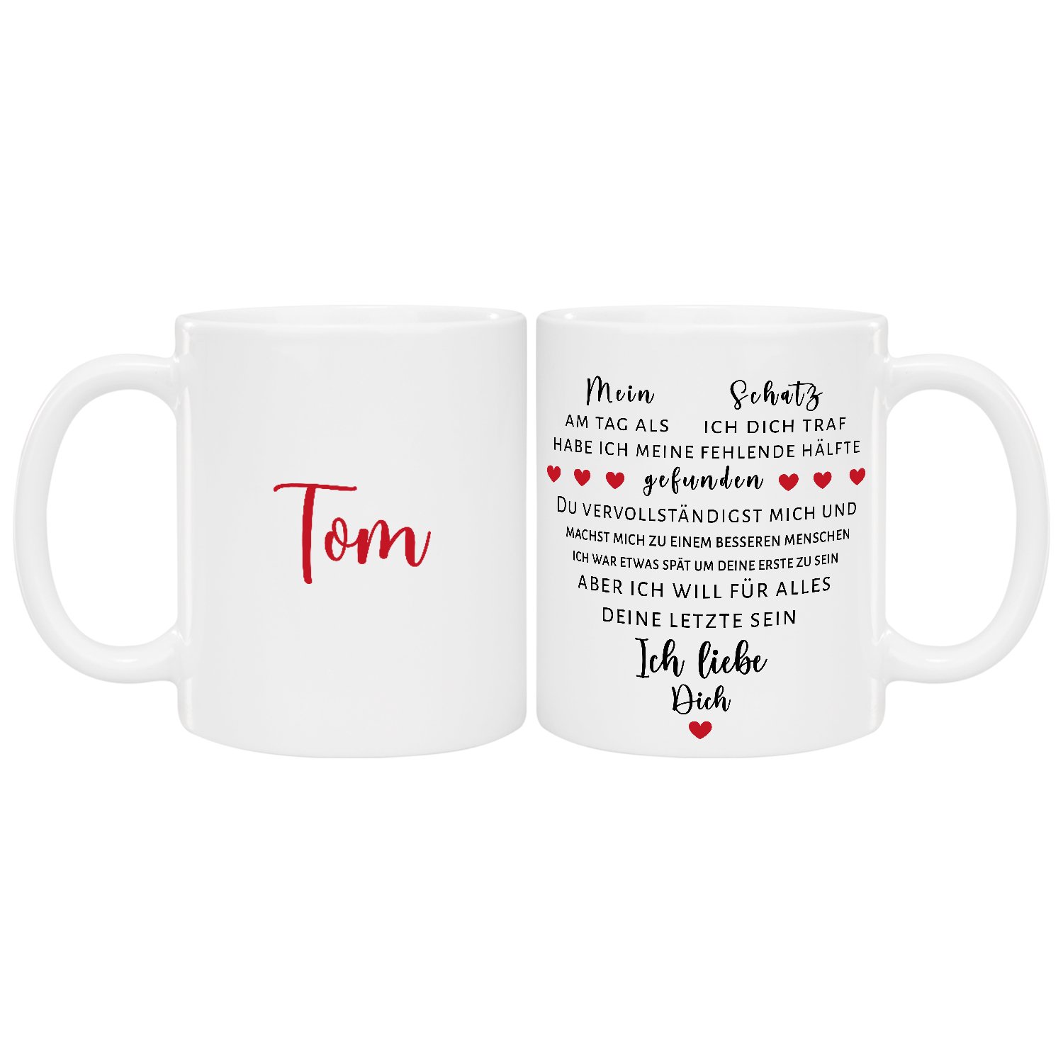 Tasse - Liebeserklärung mit Herz