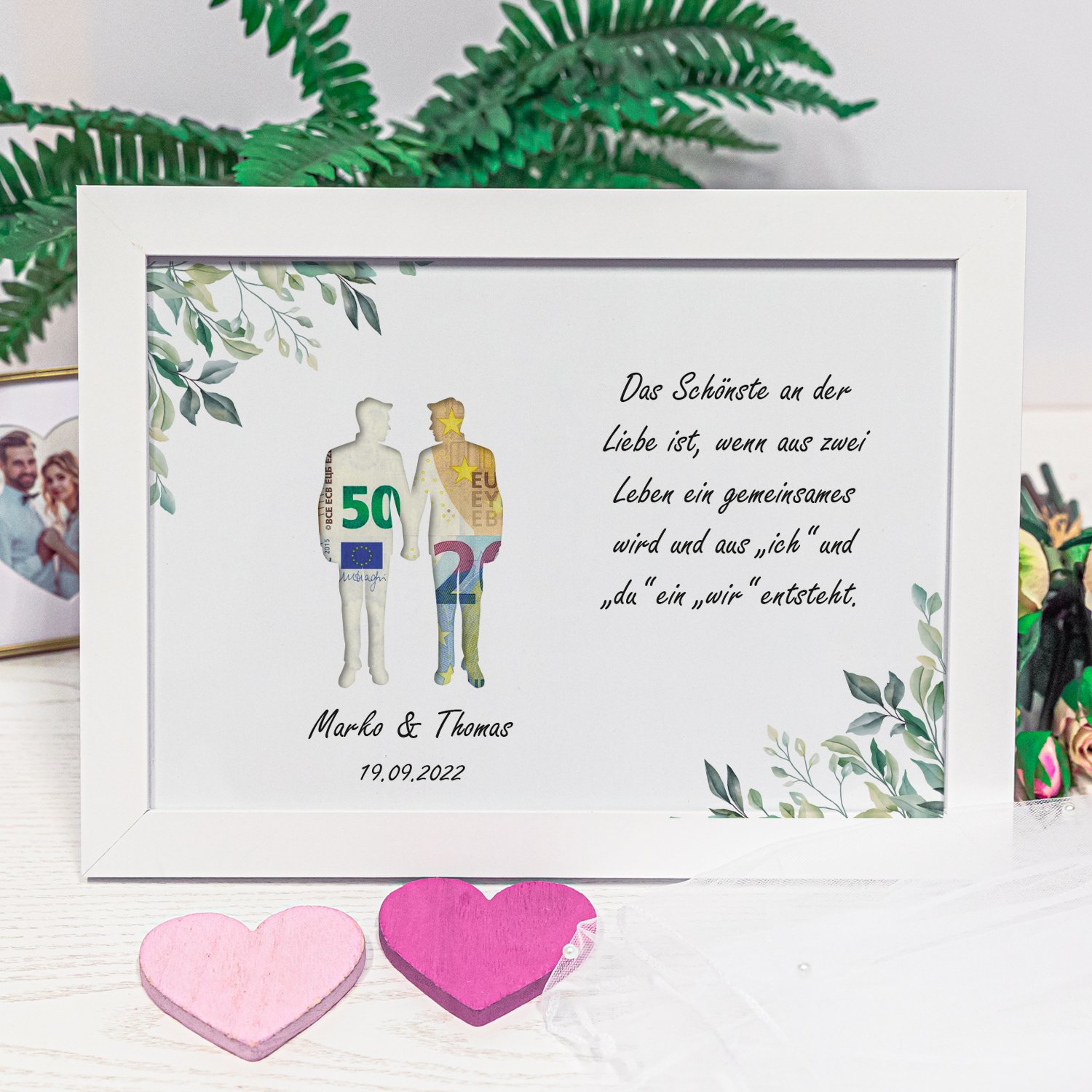 Geldgeschenk zur Hochzeit - Just Married