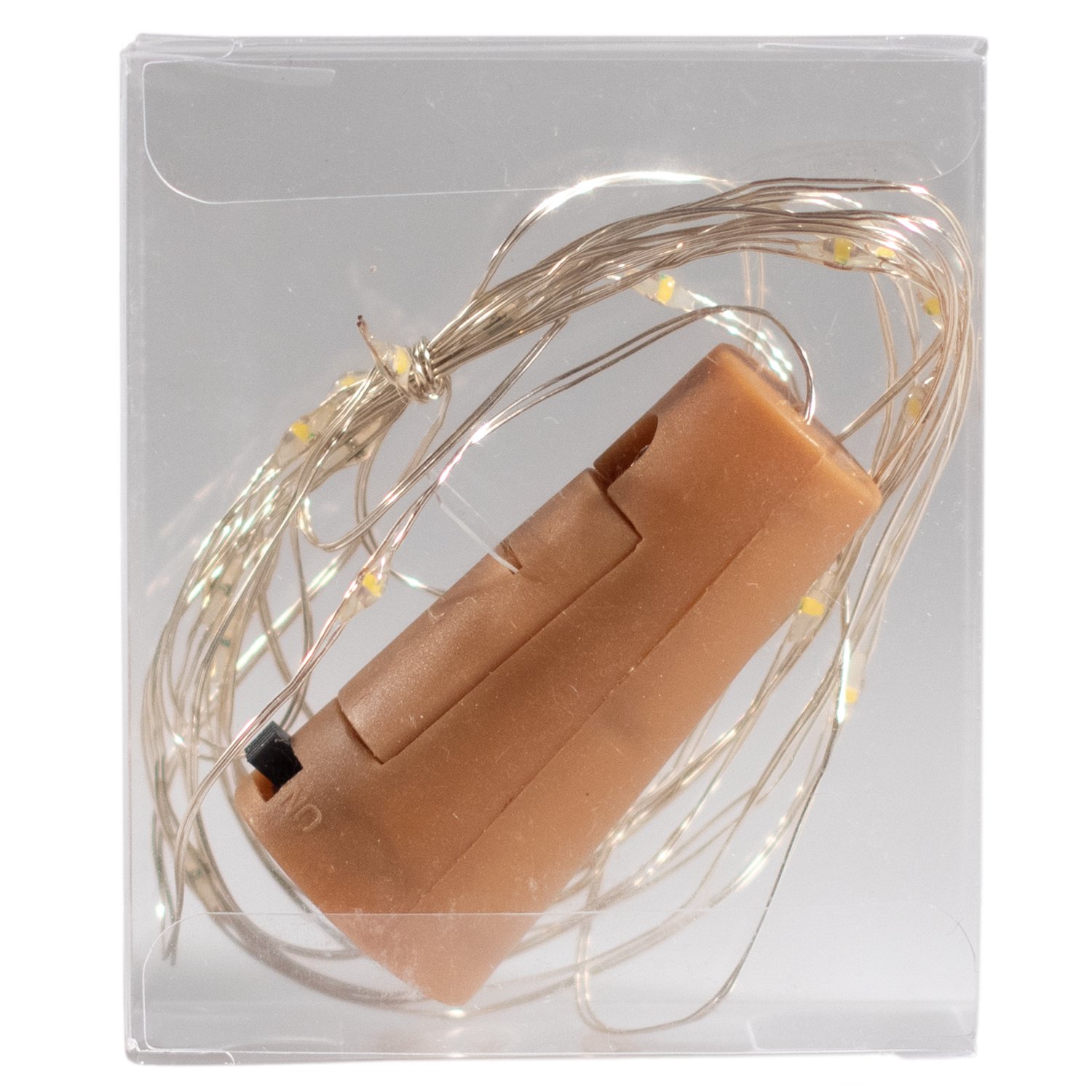 Flasche mit LED - Silberhochzeit
