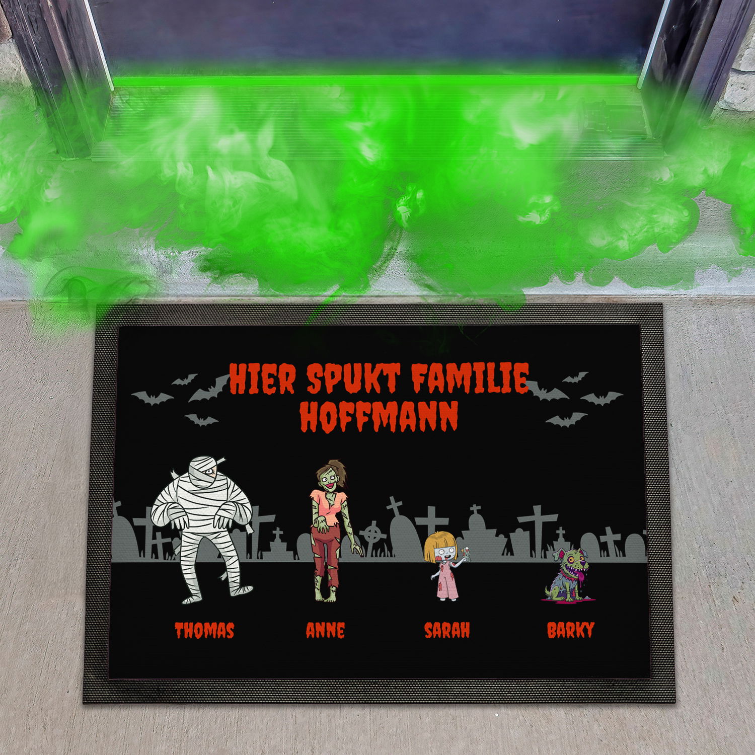 Fußmatte - Halloween Zombies