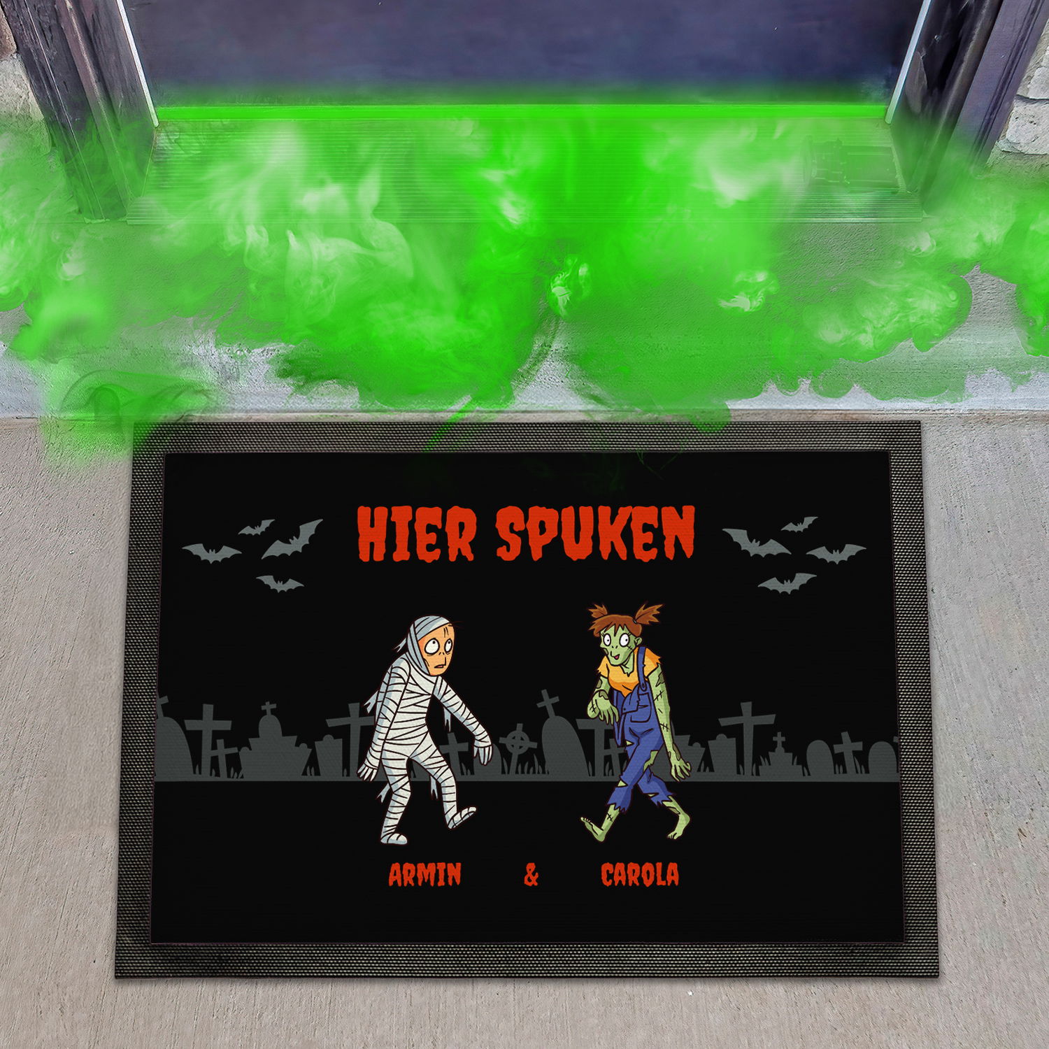 Fußmatte - Halloween Zombies