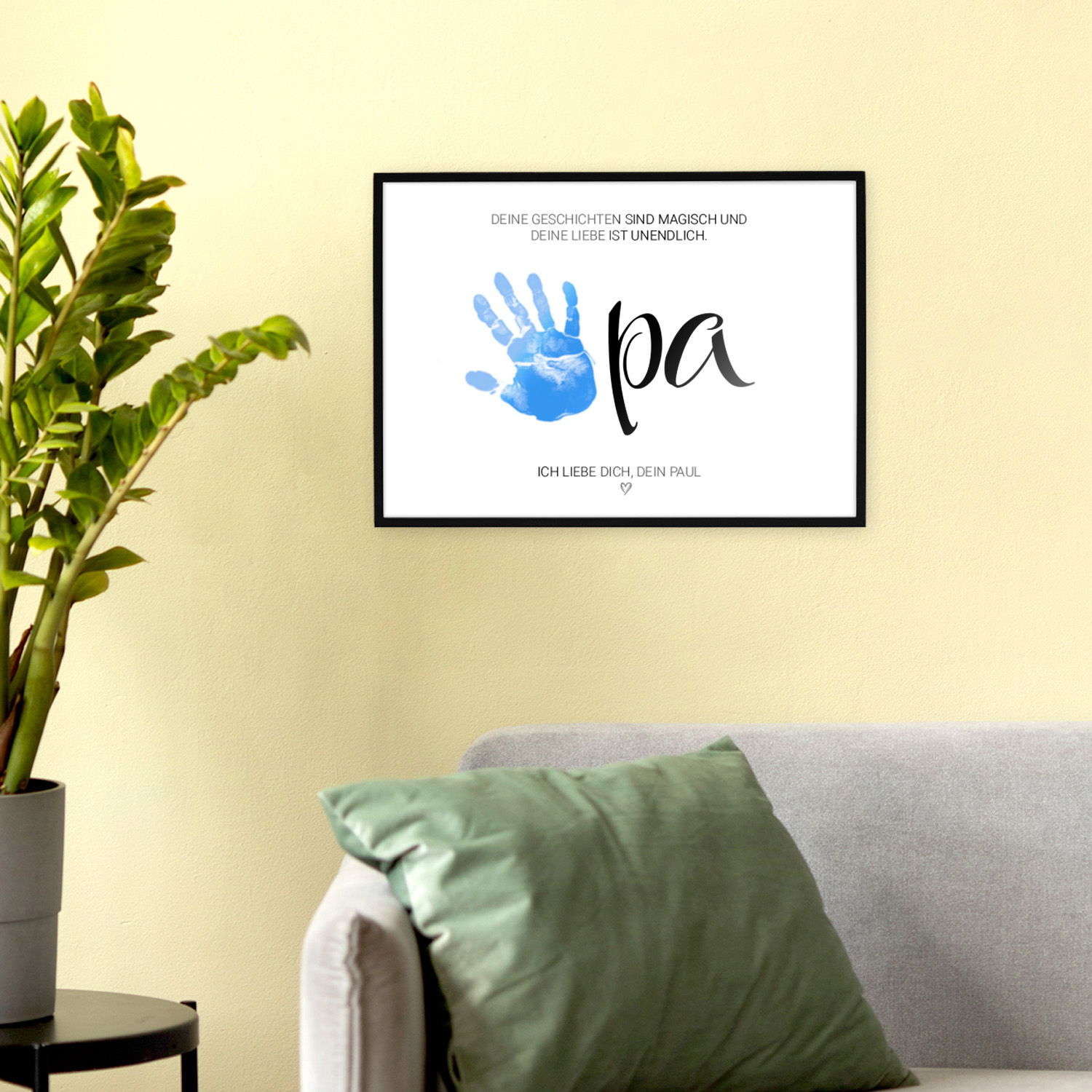 DIY Poster für die Großeltern