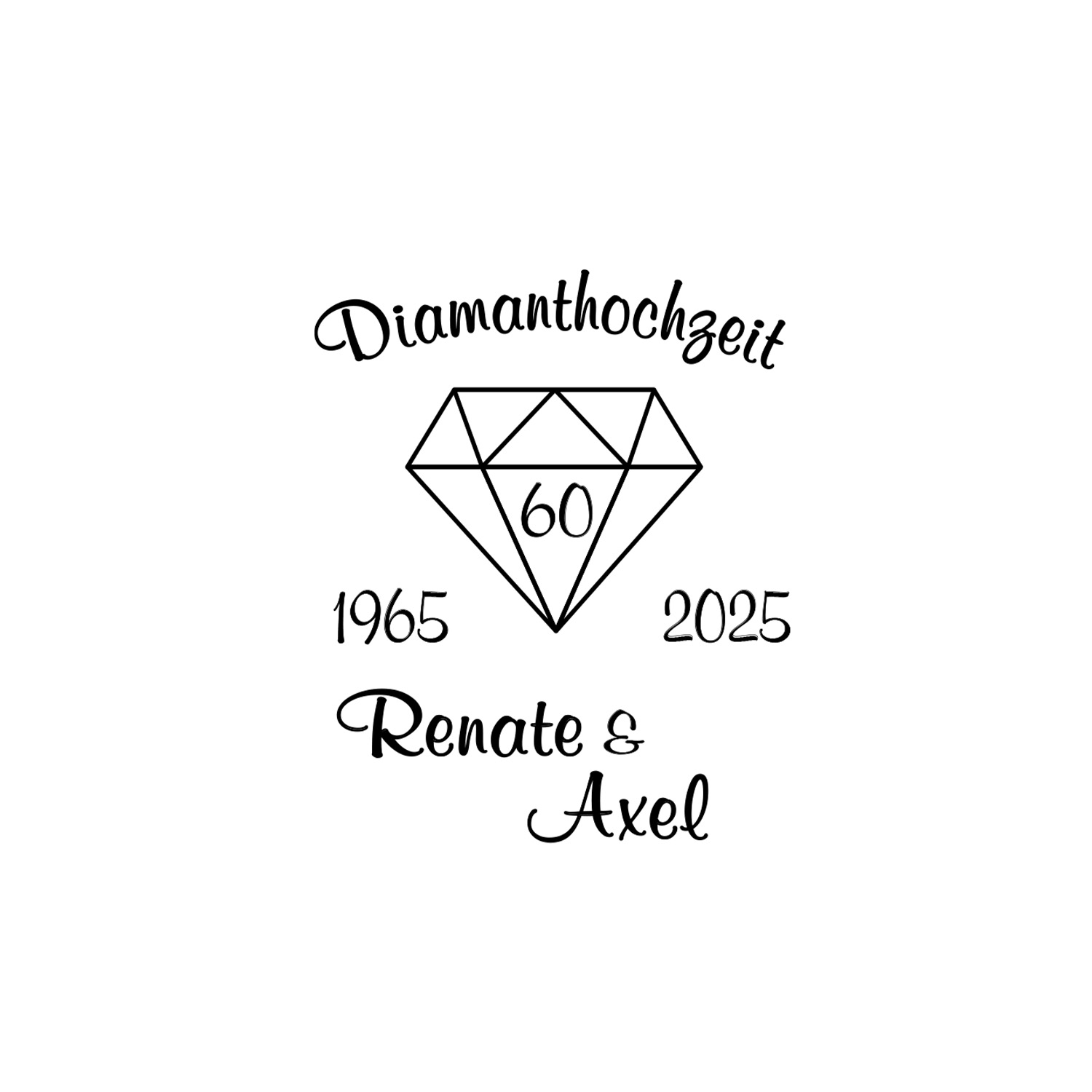 Laterne - Diamanthochzeit