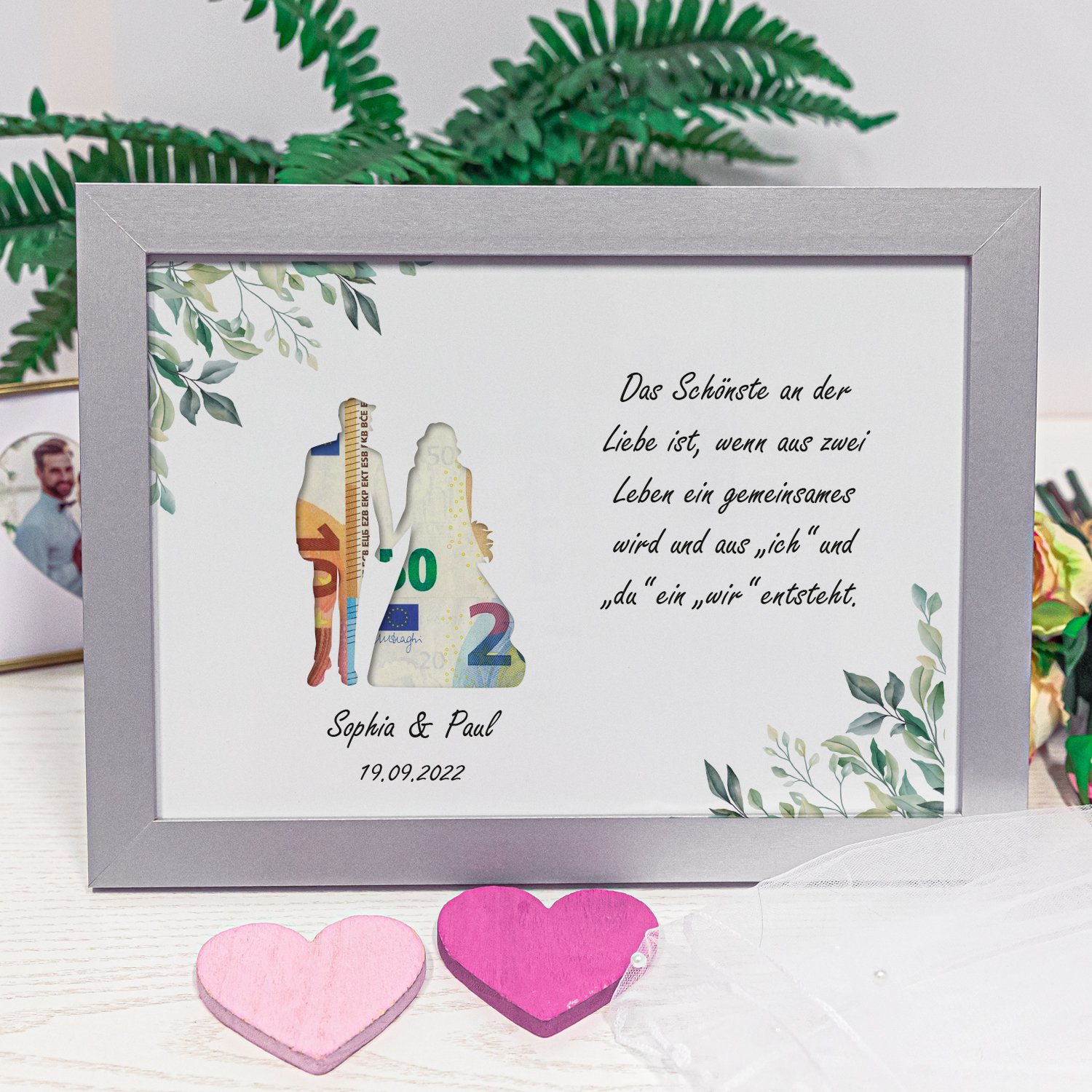 Geldgeschenk zur Hochzeit - Just Married