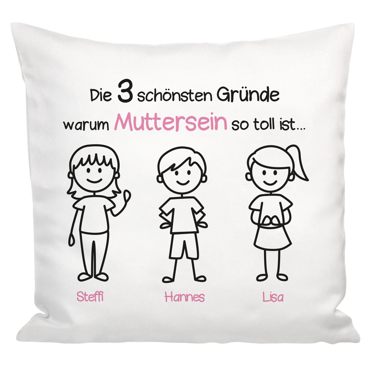Kissen - Schönste Gründe zum Muttersein