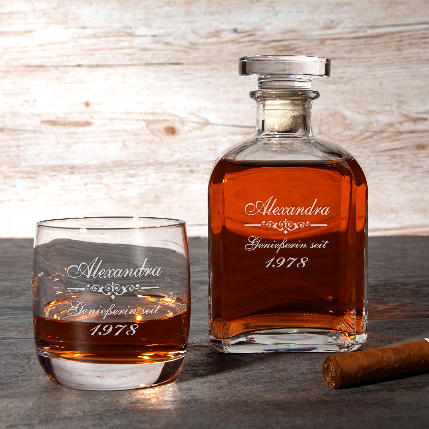 Whiskyglas mit persönlicher Gravur