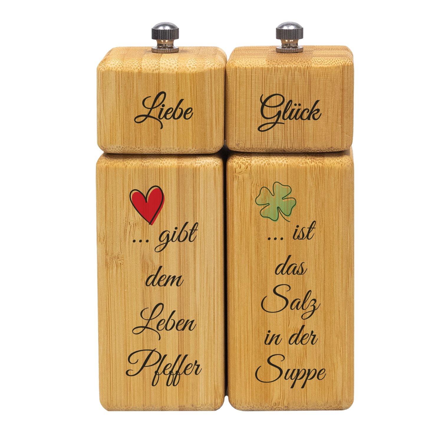 Gewürzmühlen-Set für Verliebte