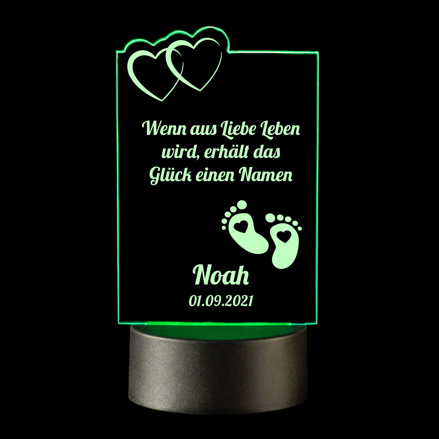 LED-Leuchte zur Geburt - Füße