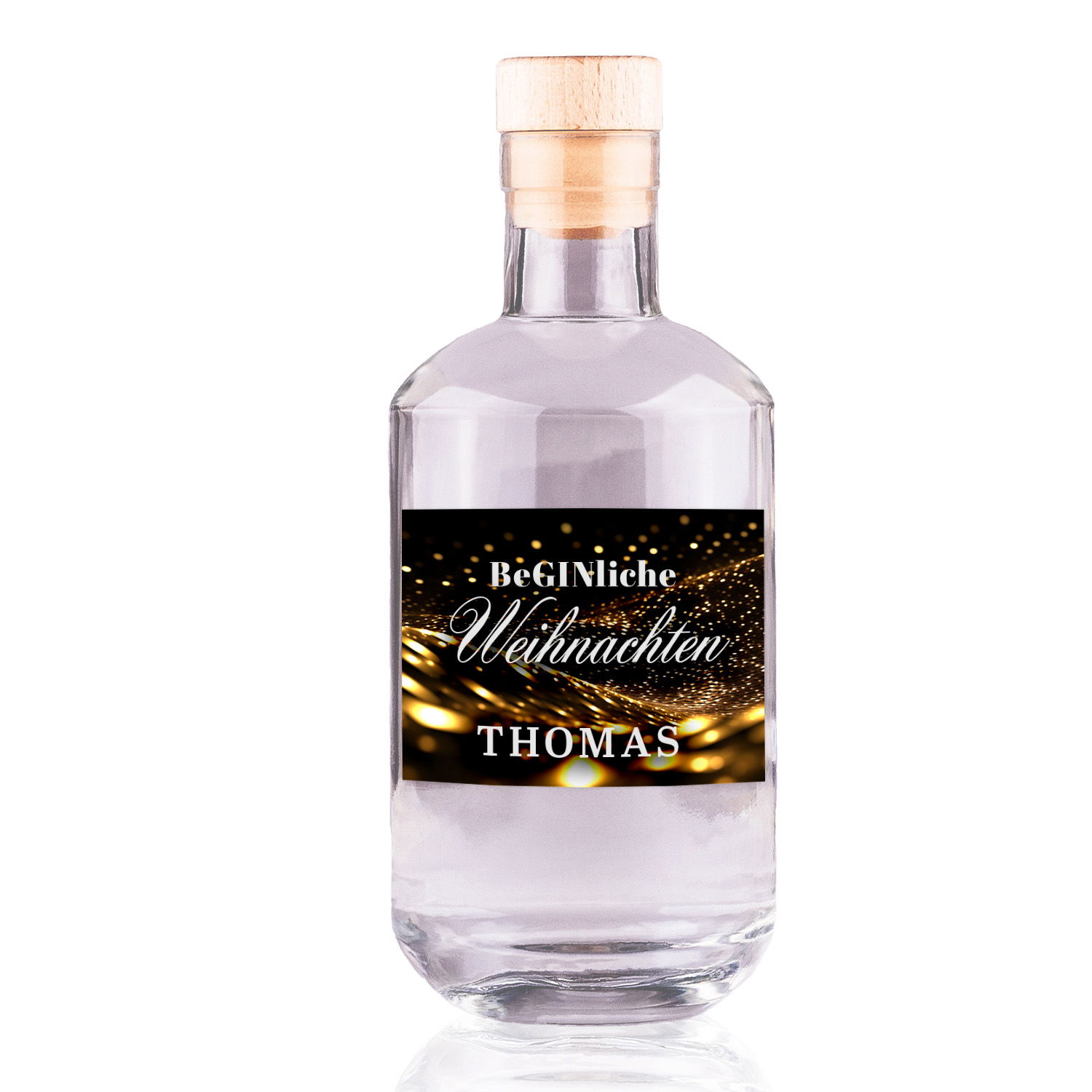 Gin Flasche - BeGINliche Weihnachten