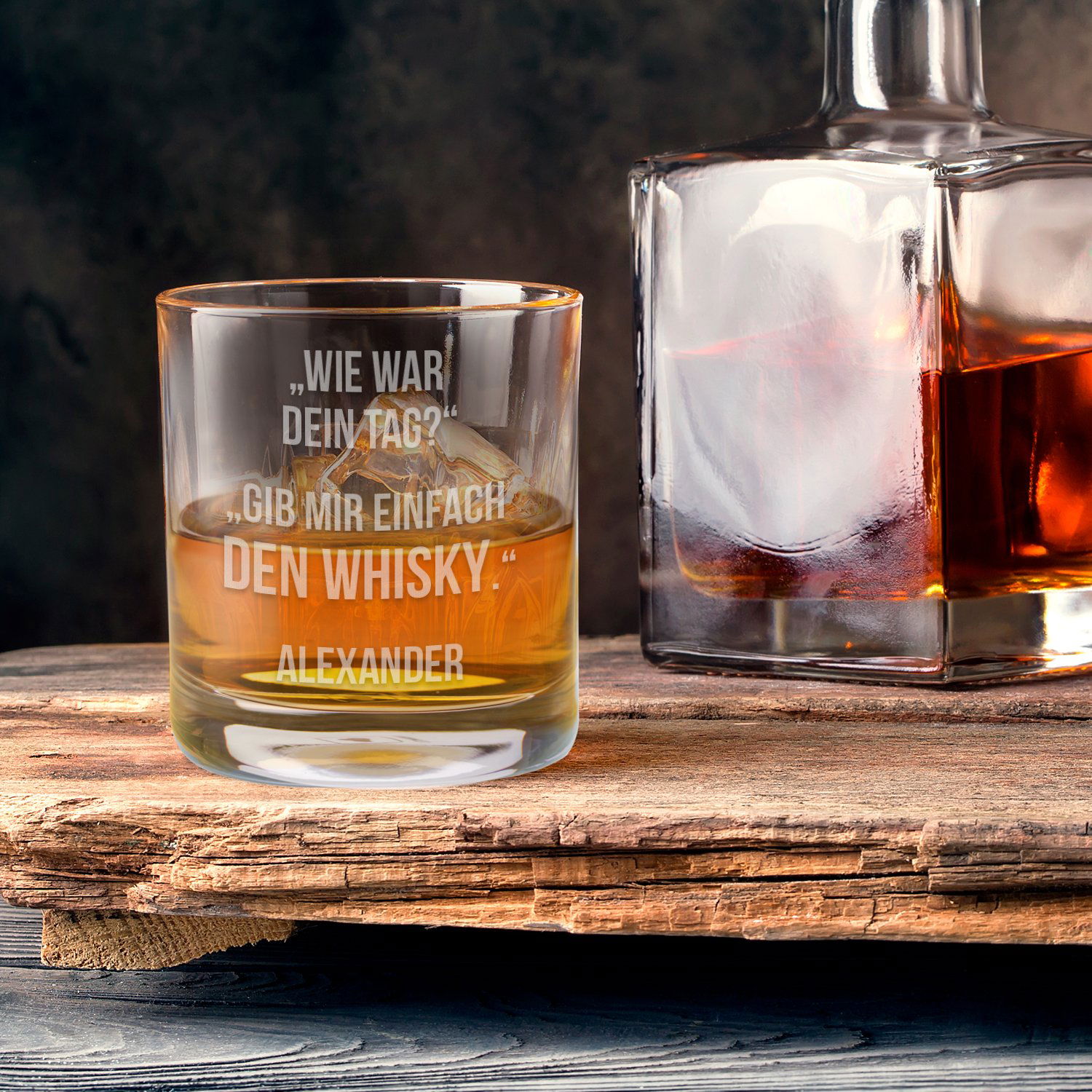 Whiskyglas - Dein Tag