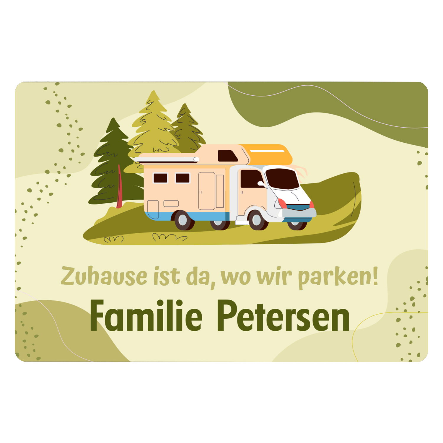 Fußmatte - Zuhause ist da, wo wir parken