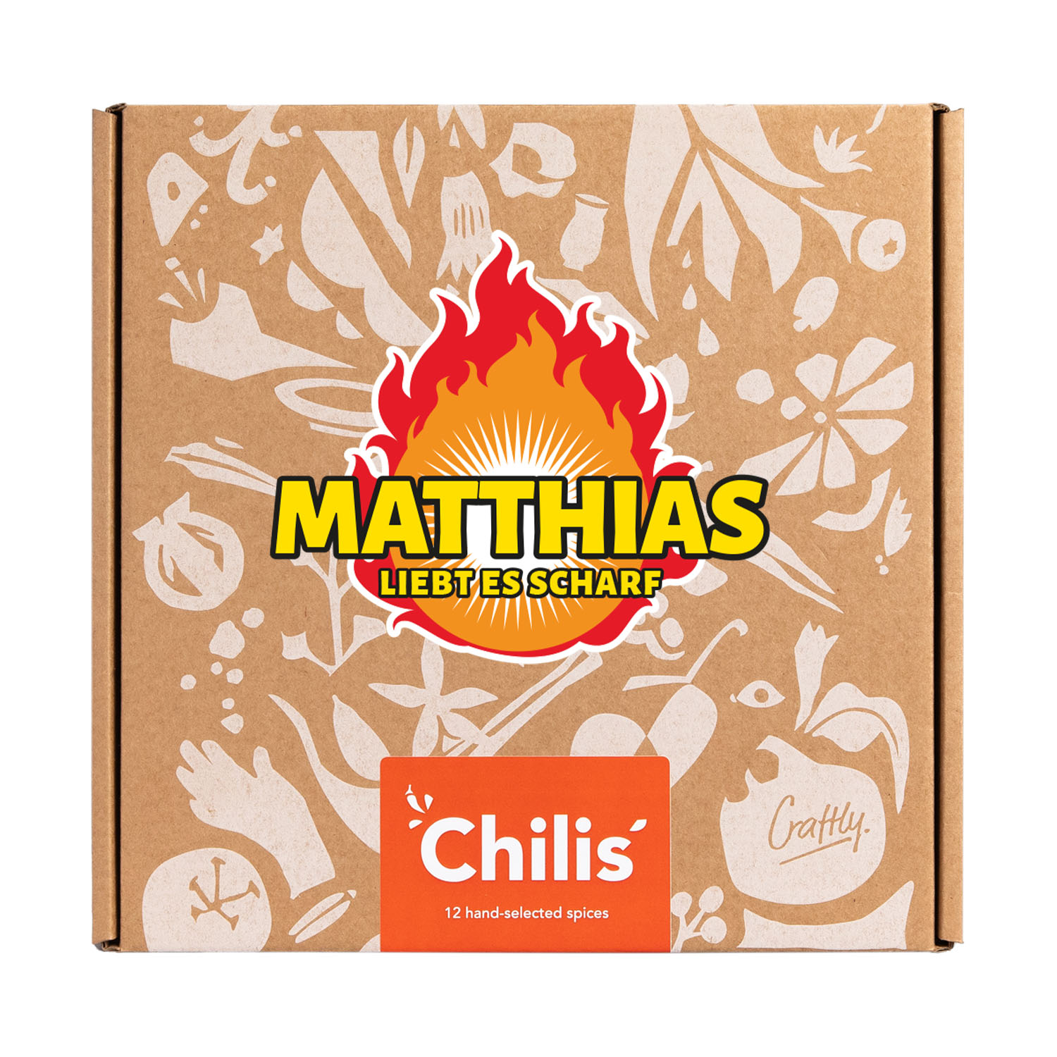 Explore Chili Set mit Personalisierung - Chili Geschenkset - Chili Box
