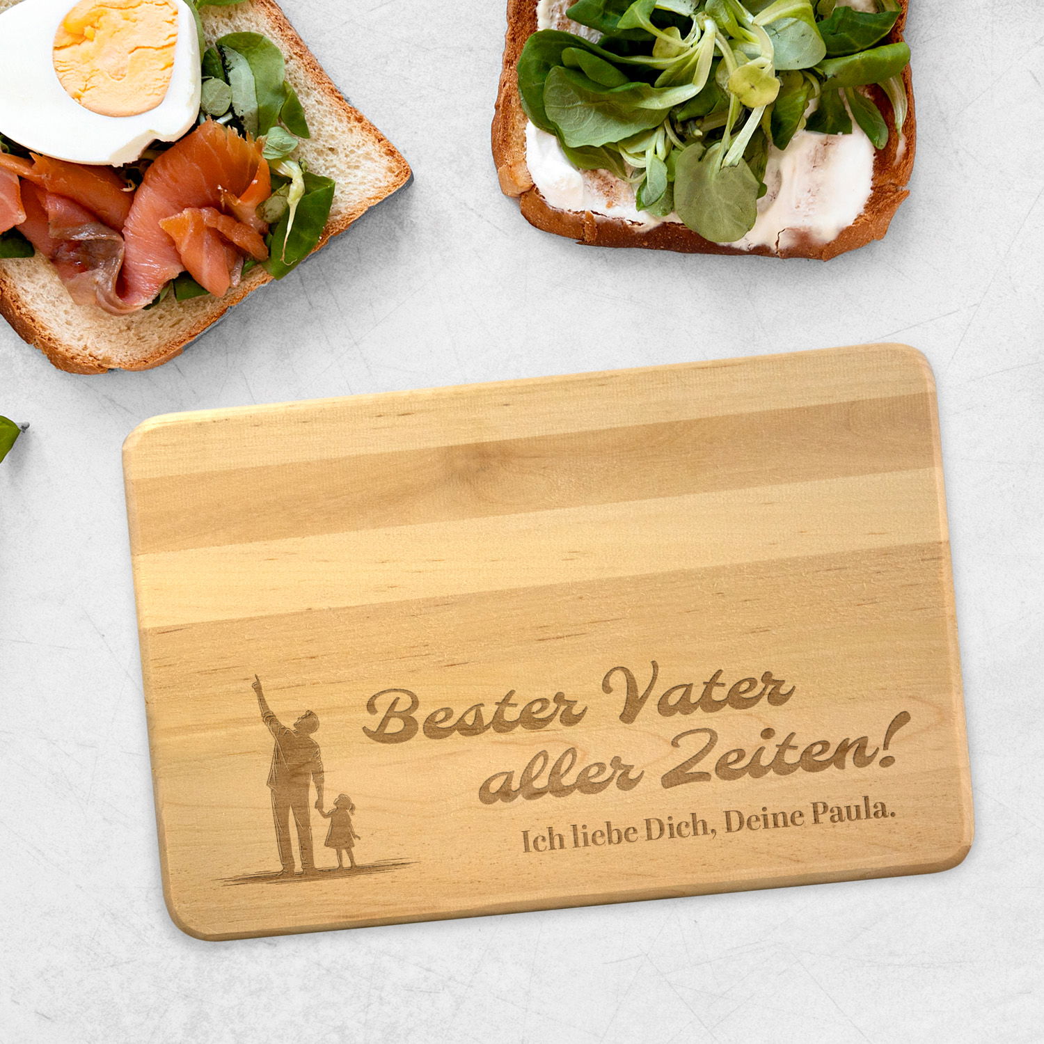 Frühstücksbrett - Bester Vater aller Zeiten
