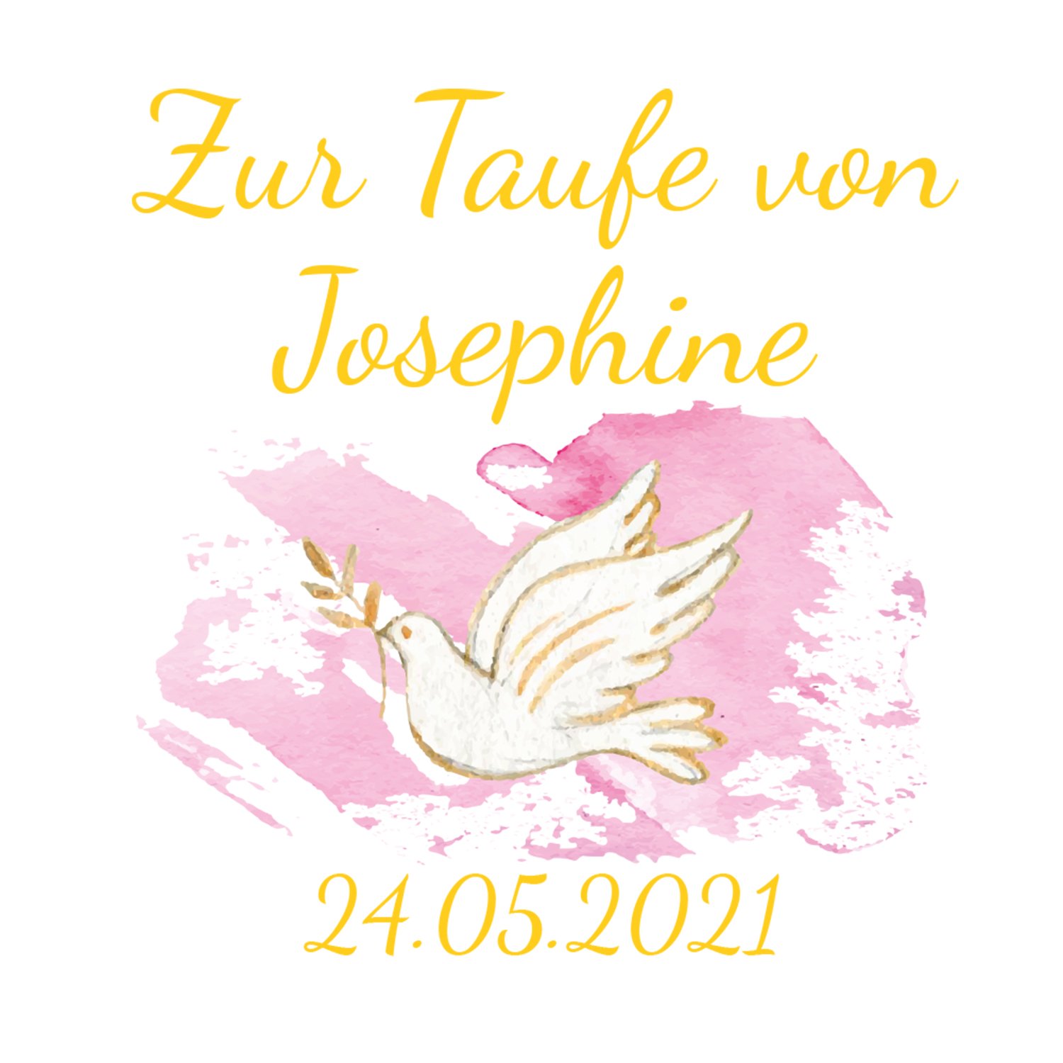 Spardose zur Taufe