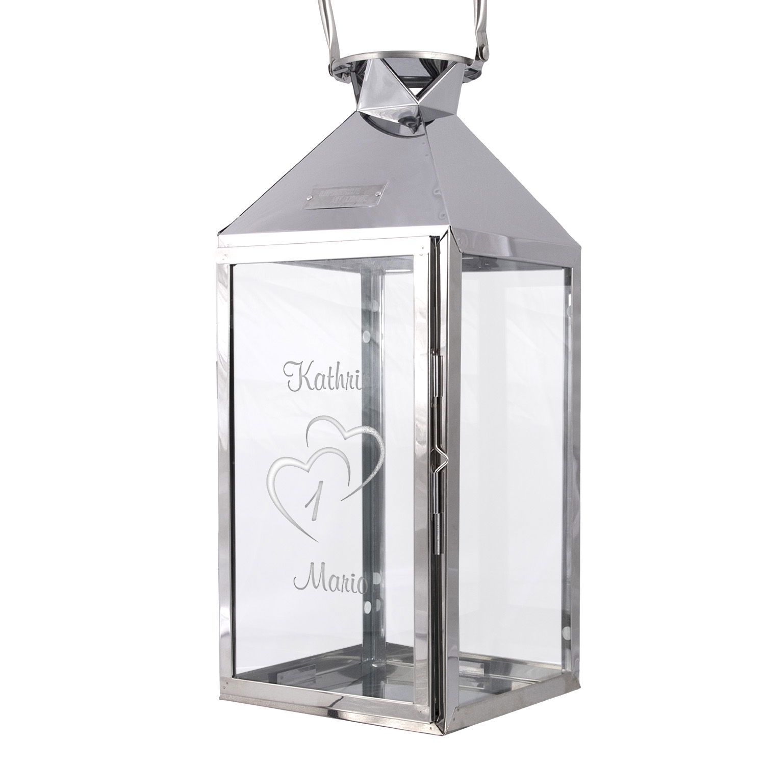 Laterne zum Hochzeitstag mit Gravur