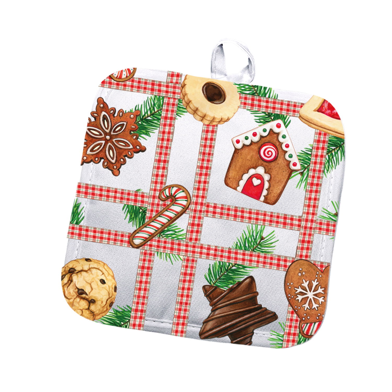 Topflappen-Set mit Weihnachtsmotiv