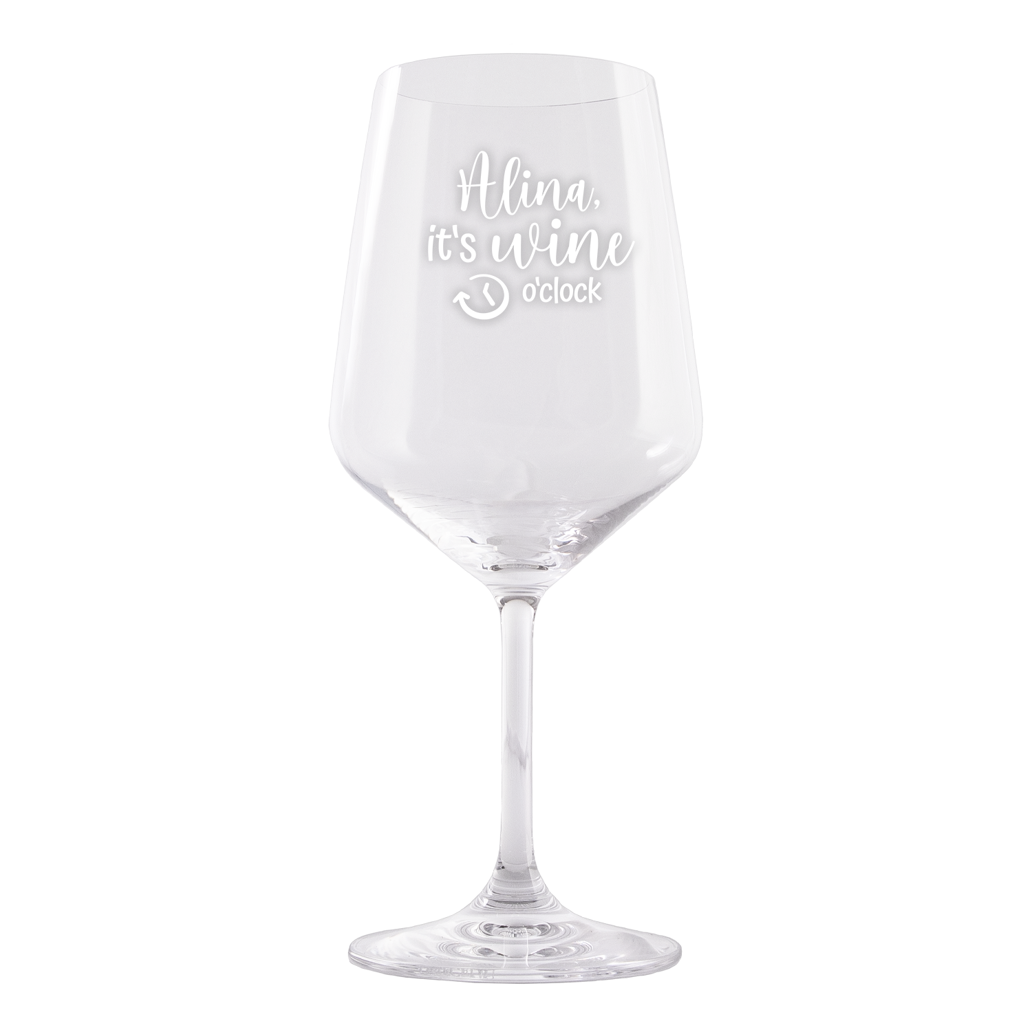 Weinglas - It´s wine o´clock