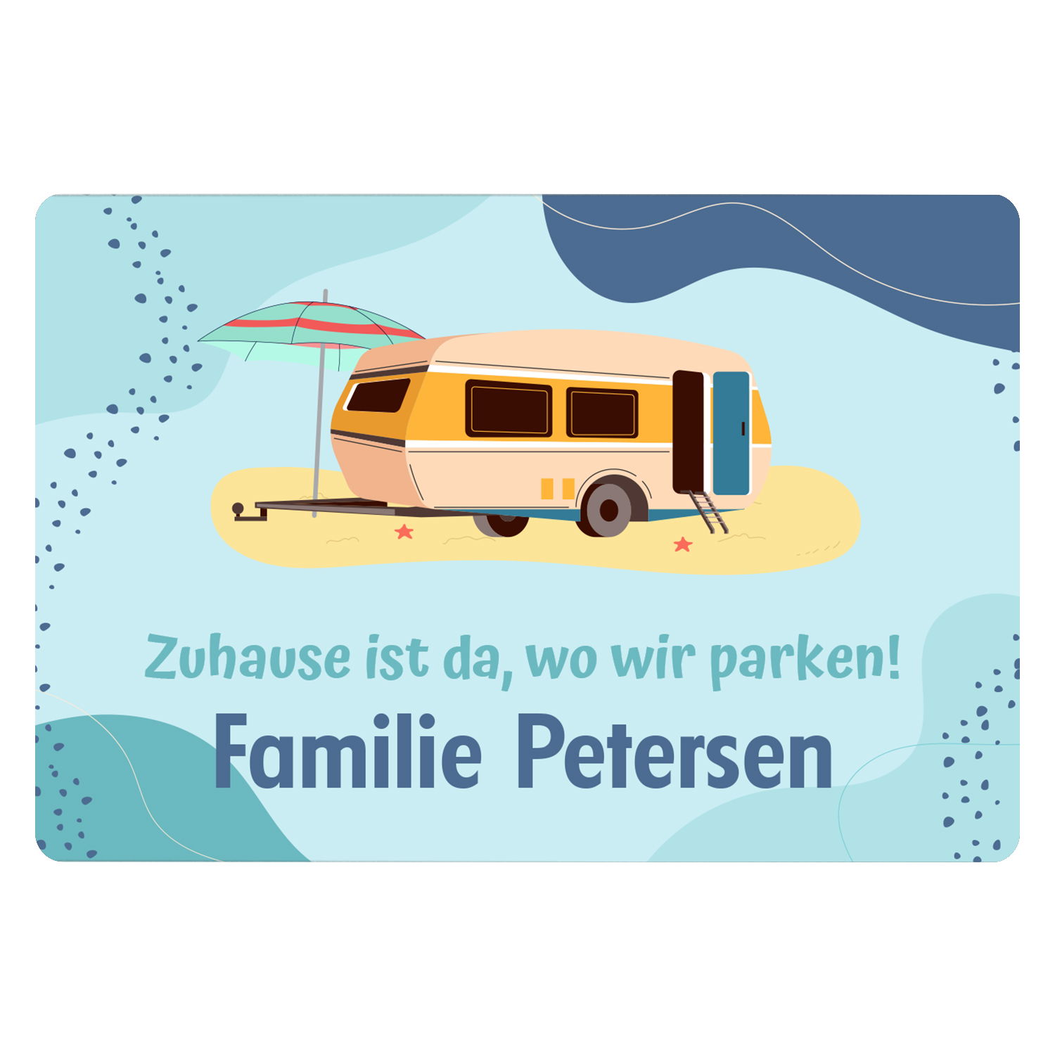 Fußmatte - Zuhause ist da, wo wir parken