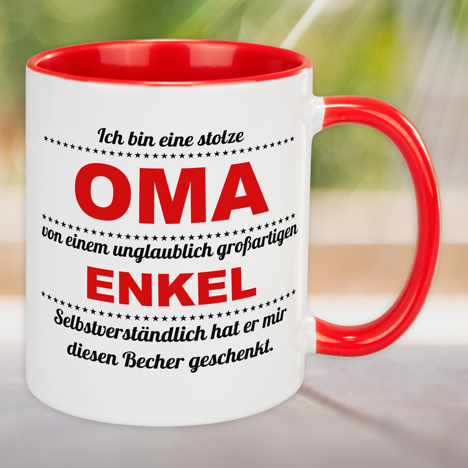 Tasse - stolzer Opa/ stolze Oma