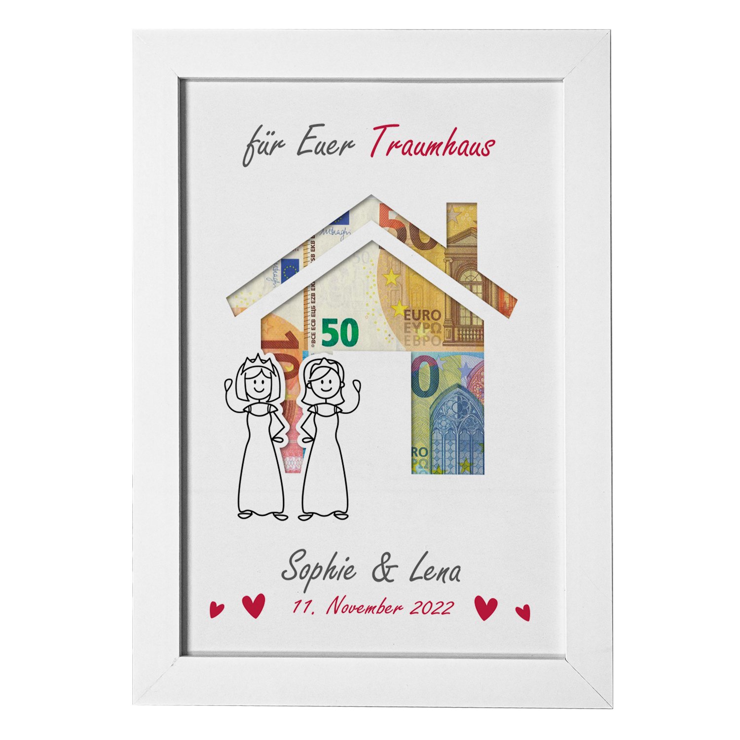 Geldgeschenk zur Hochzeit - Euer Traumhaus